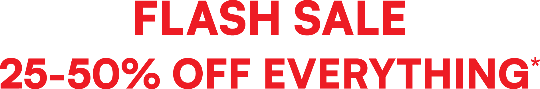 Flash Sale