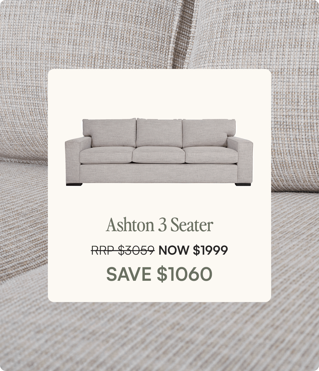 Ashton 3 Seater
