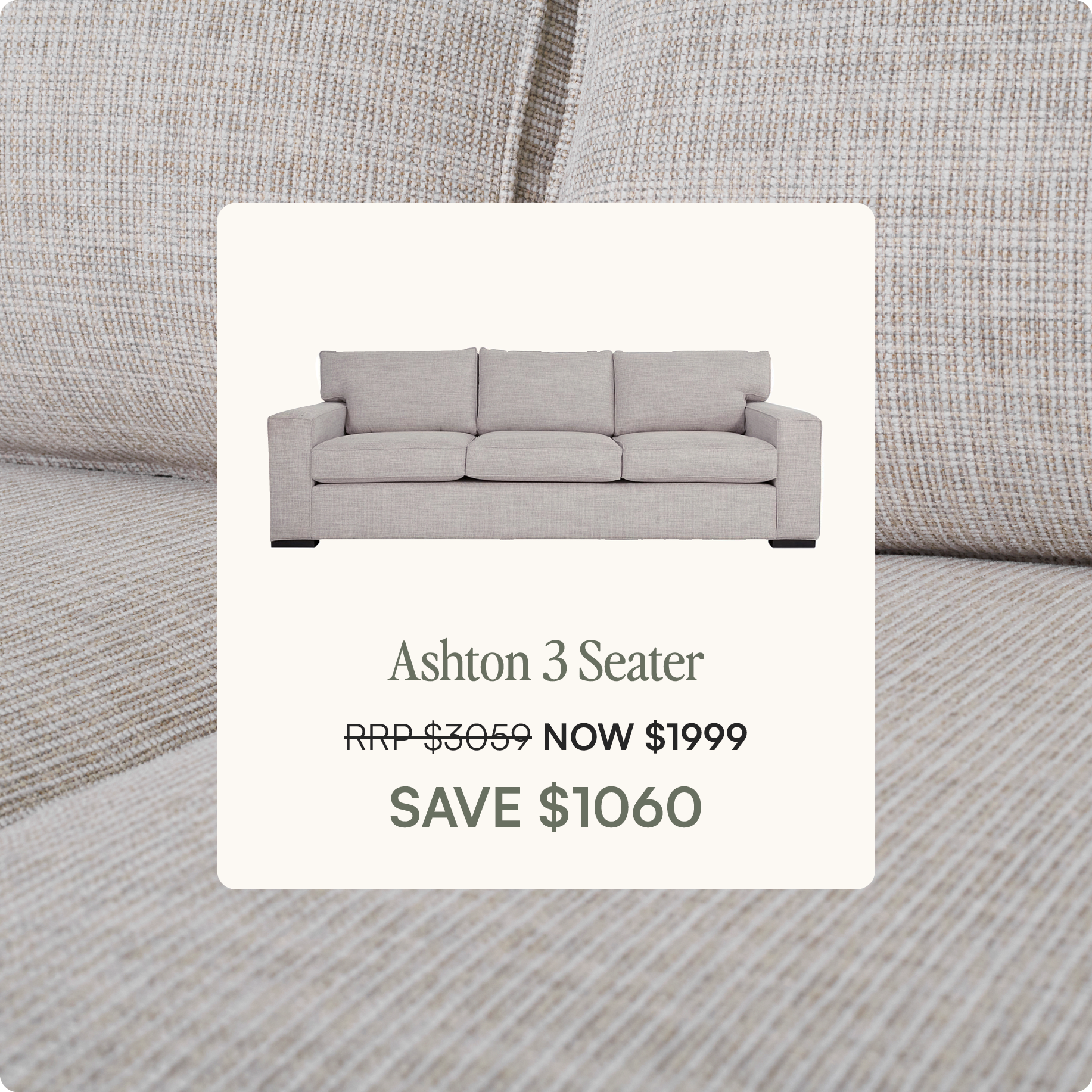 Ashton 3 Seater