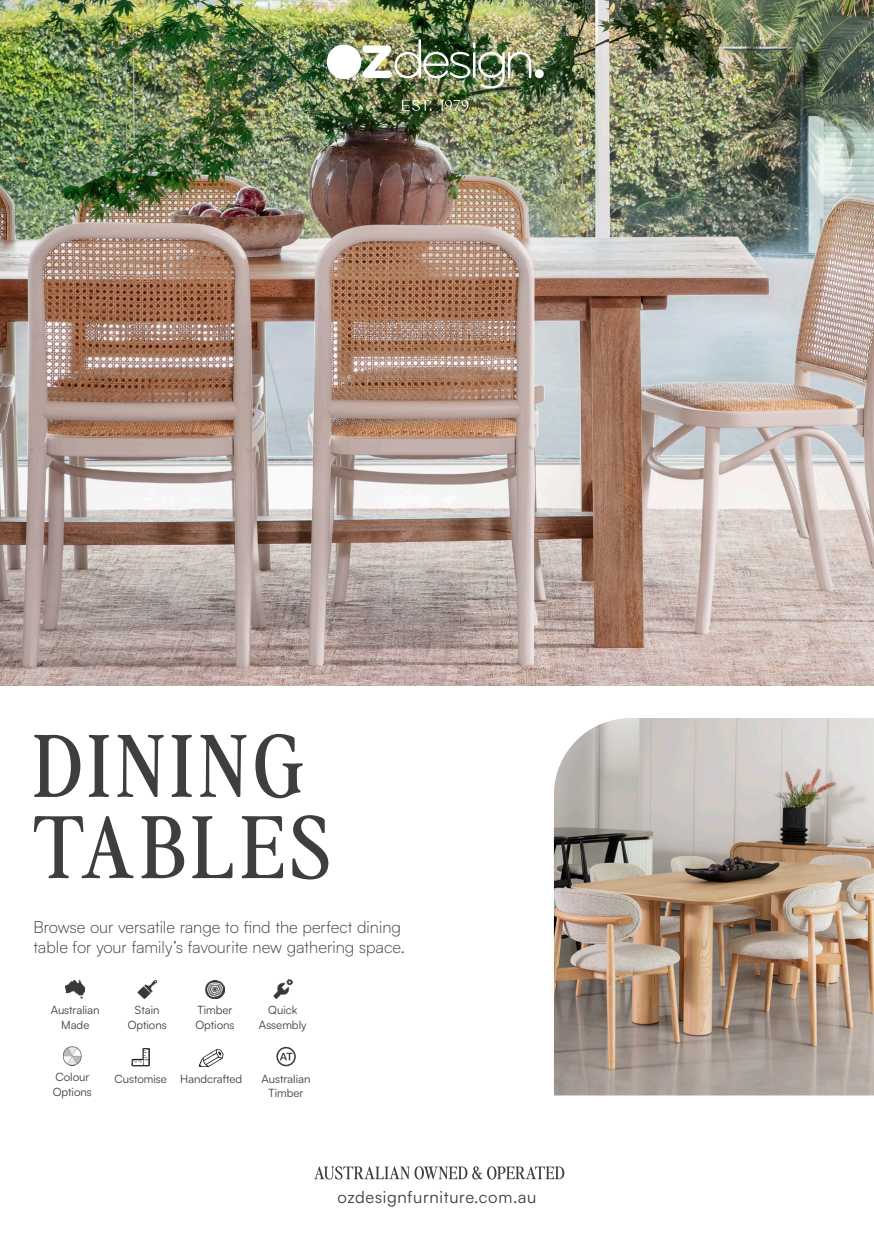 DINING TABLES