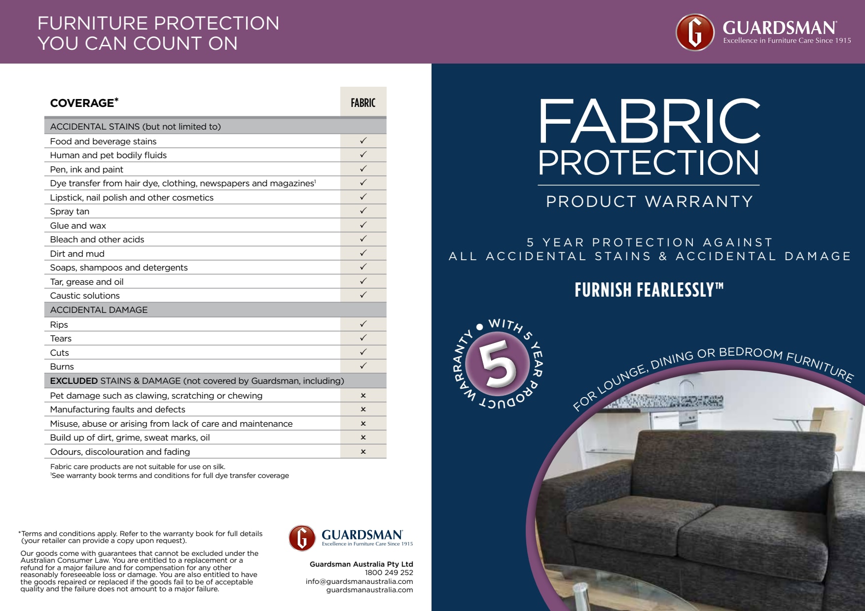GUARDSMAN FABRIC