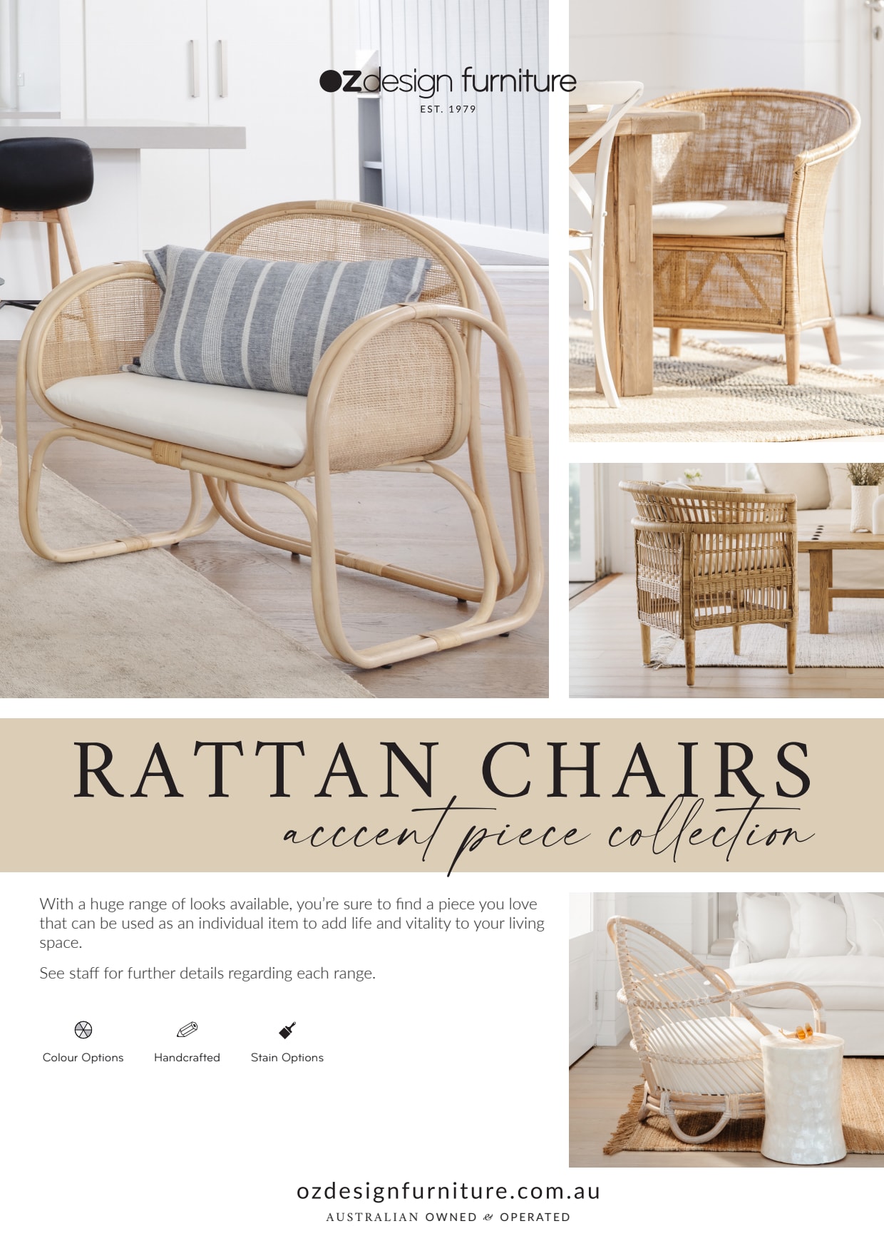 RATTAN DESIGNER CHAIRS