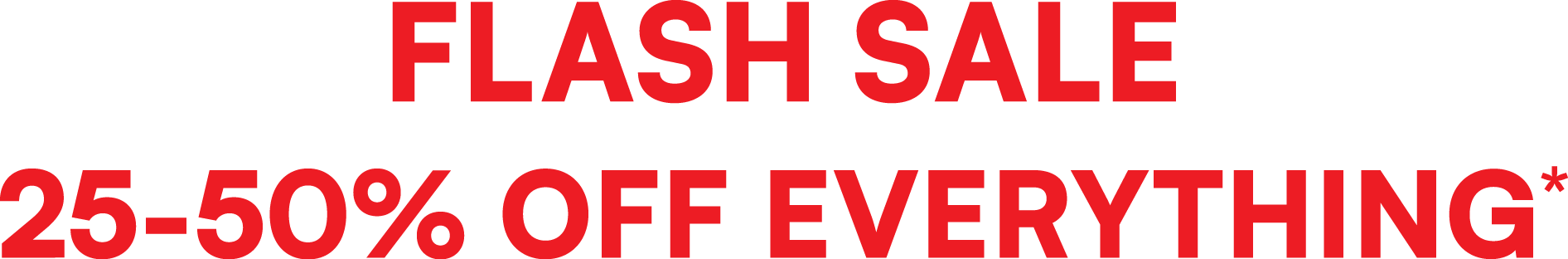 Flash Sale