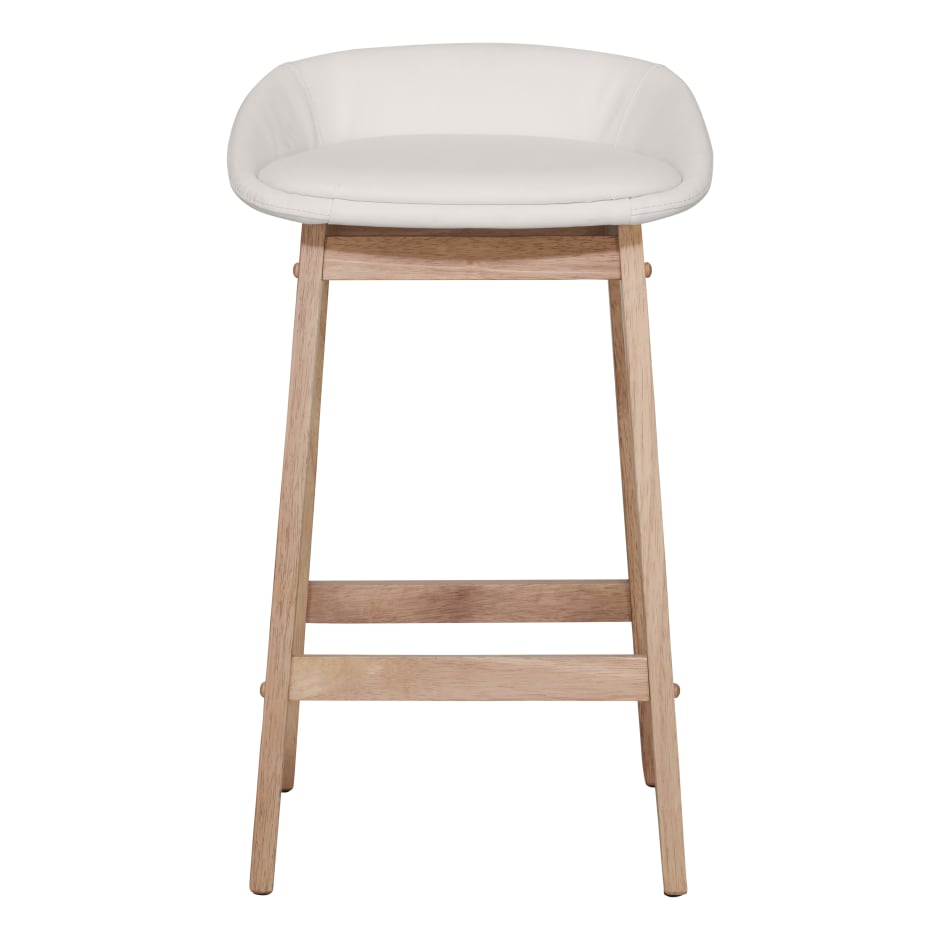 White and timber best sale stools