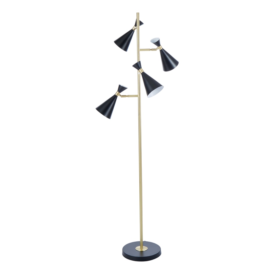 Gold standing floor deals lamp