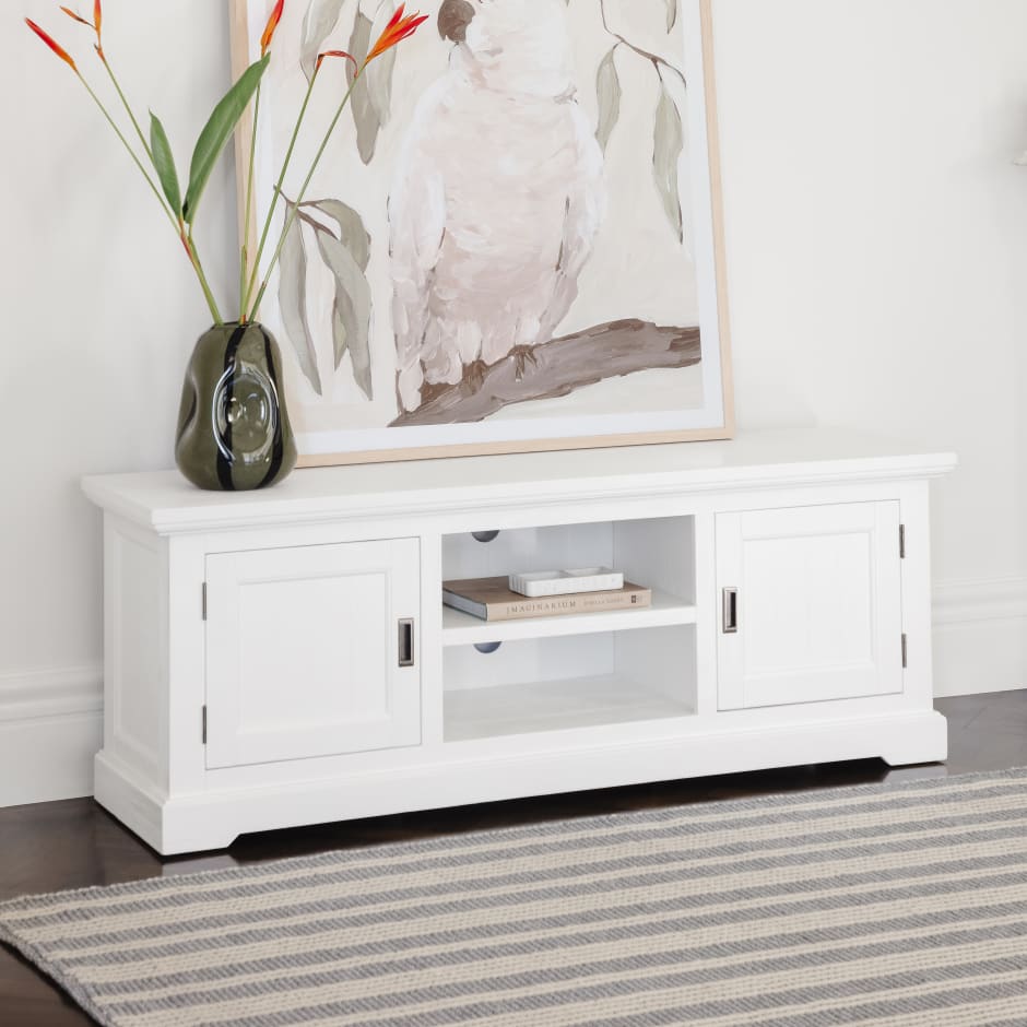 160cm white new arrivals tv unit