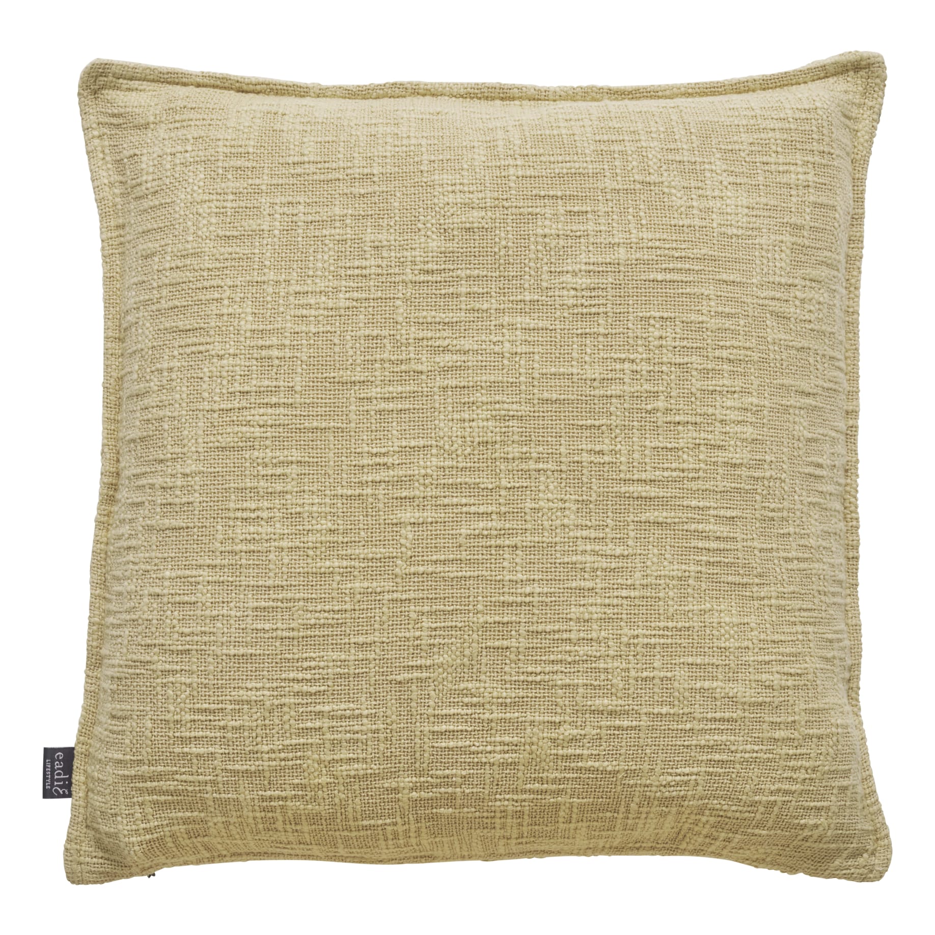 Adler Feather Fill Cushion 50x50cm in Butter