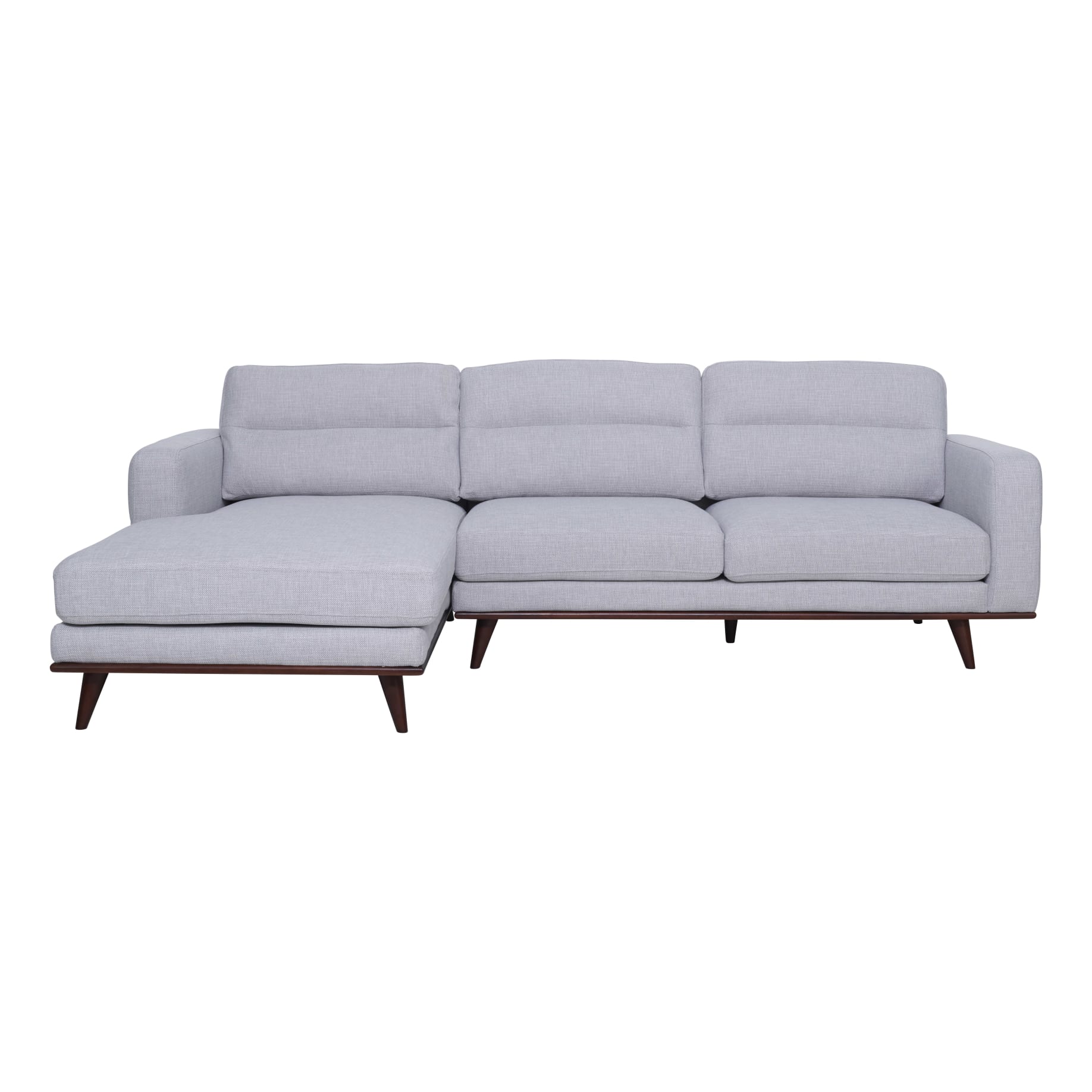 Astrid 2.5 Seater Sofa + Chaise LHF in Talent Silver