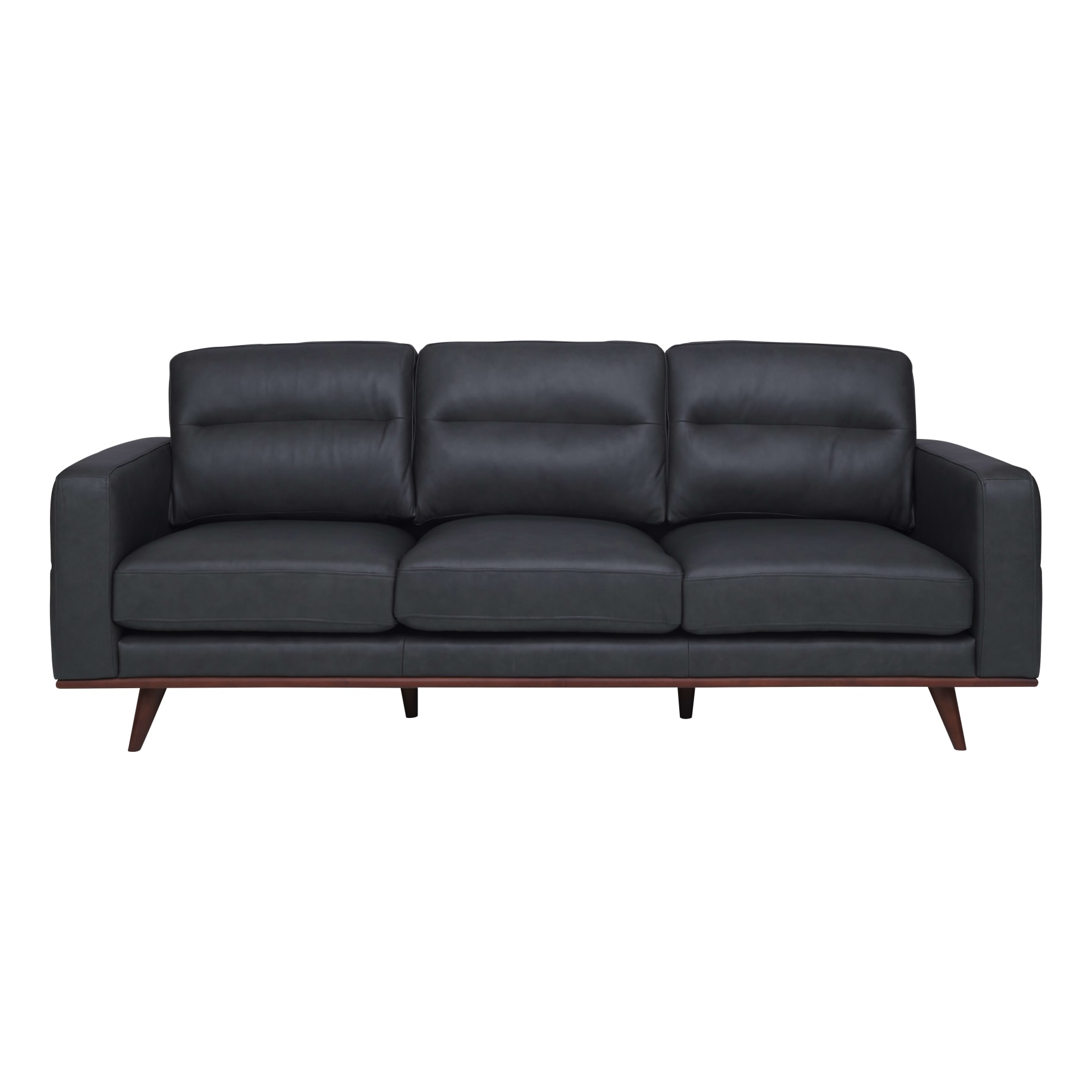 Astrid 3 Seater Sofa in Butler Leather Slate