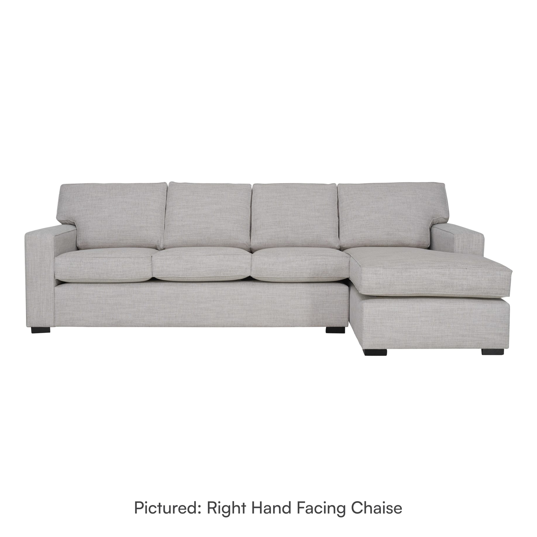 Ash 3 Seater Sofa + Chaise in Selected Fabrics