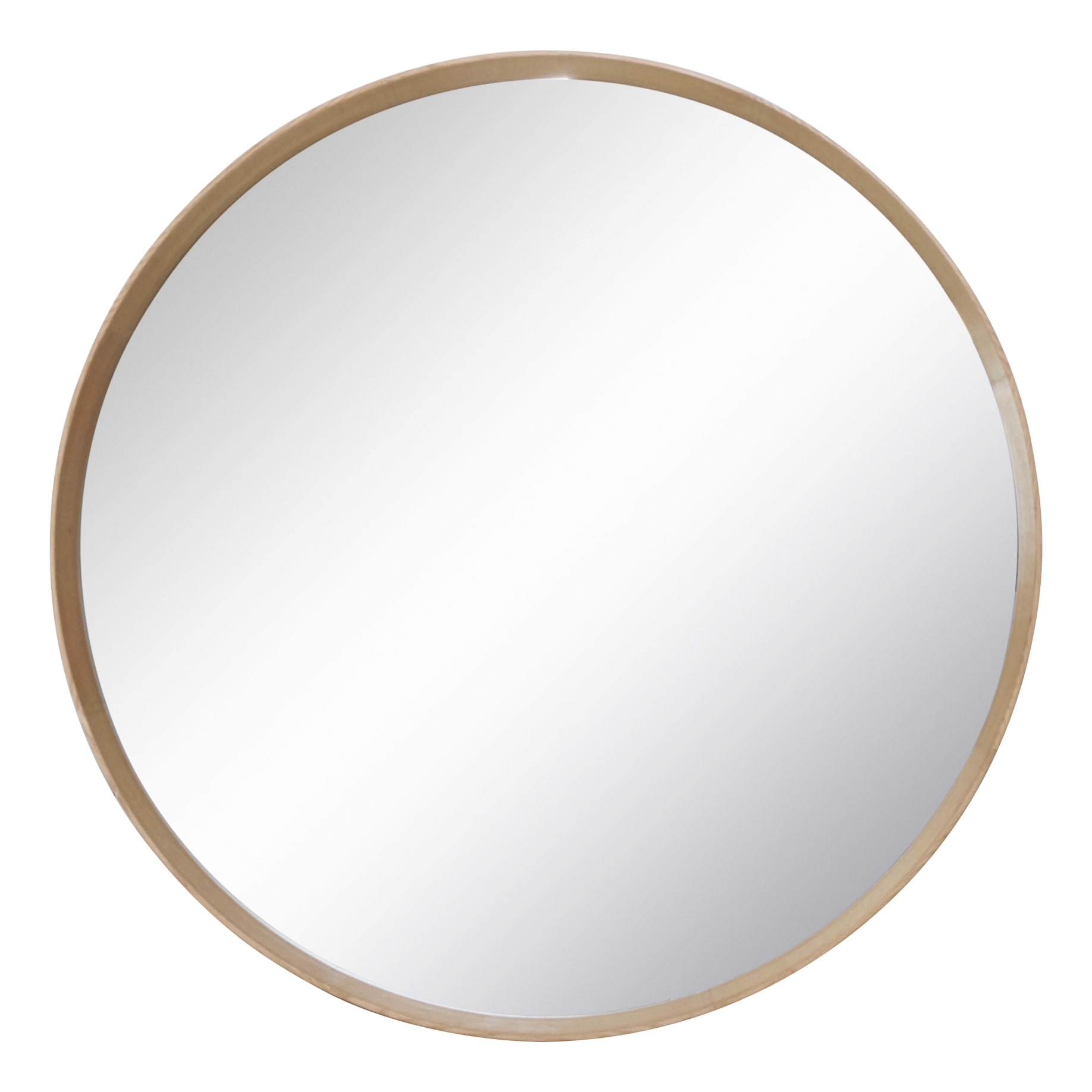 Benny Round Mirror 100cm in Natural Oak