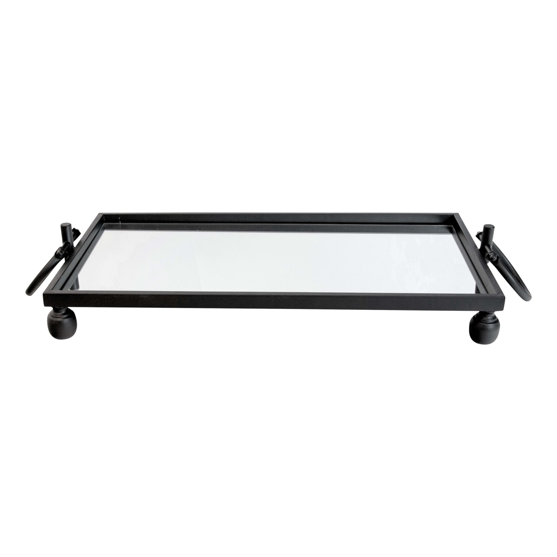 Blair Tray With Handles 57.5x10.5cm in Black