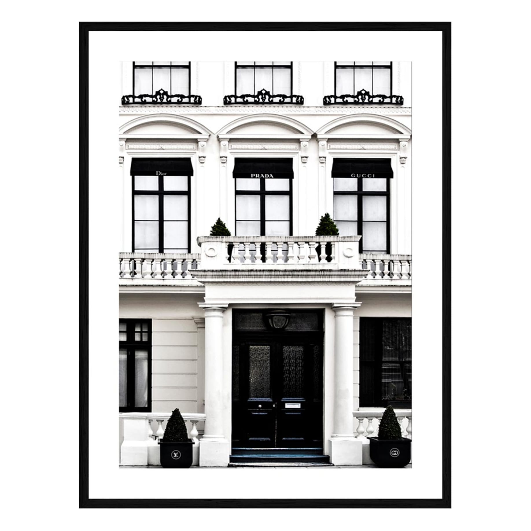 Boutique Framed Print in 81 x 114cm