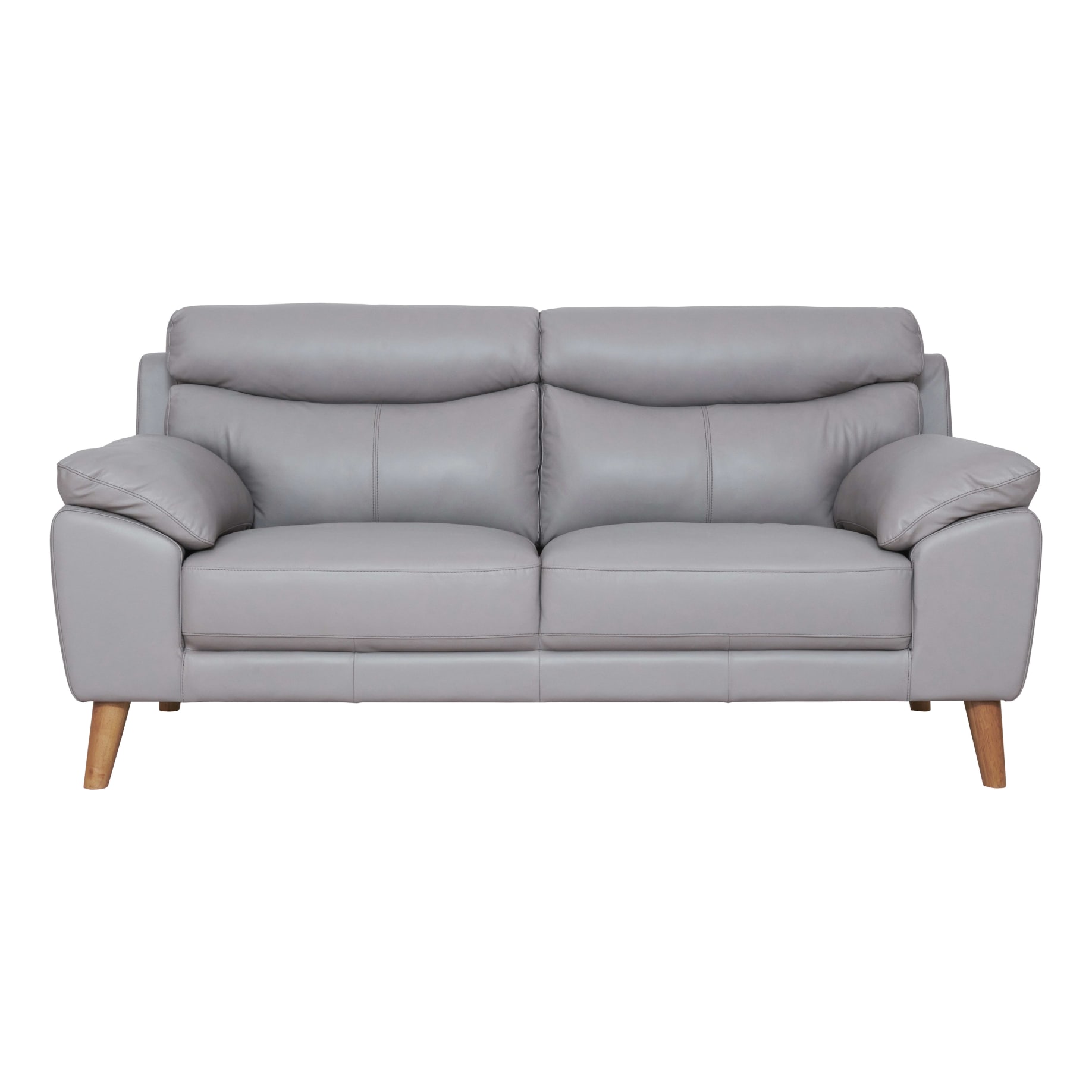 Bronco 2 Seater Sofa in Leather Pewter
