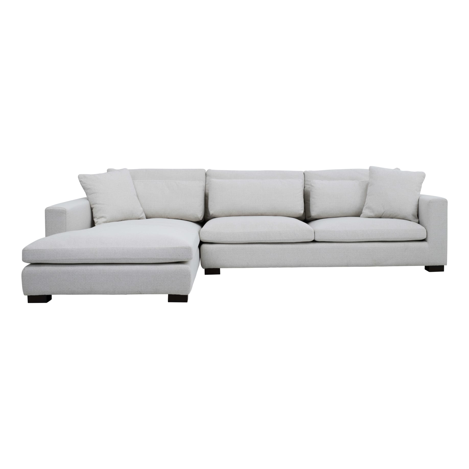Cleo 3 Seater + Chaise LHF in Gusto White