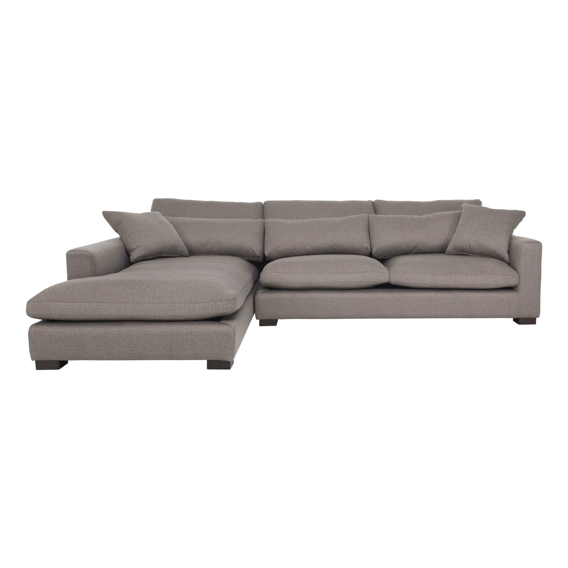 Cleo 3 Seater + Chaise LHF in Gusto Taupe