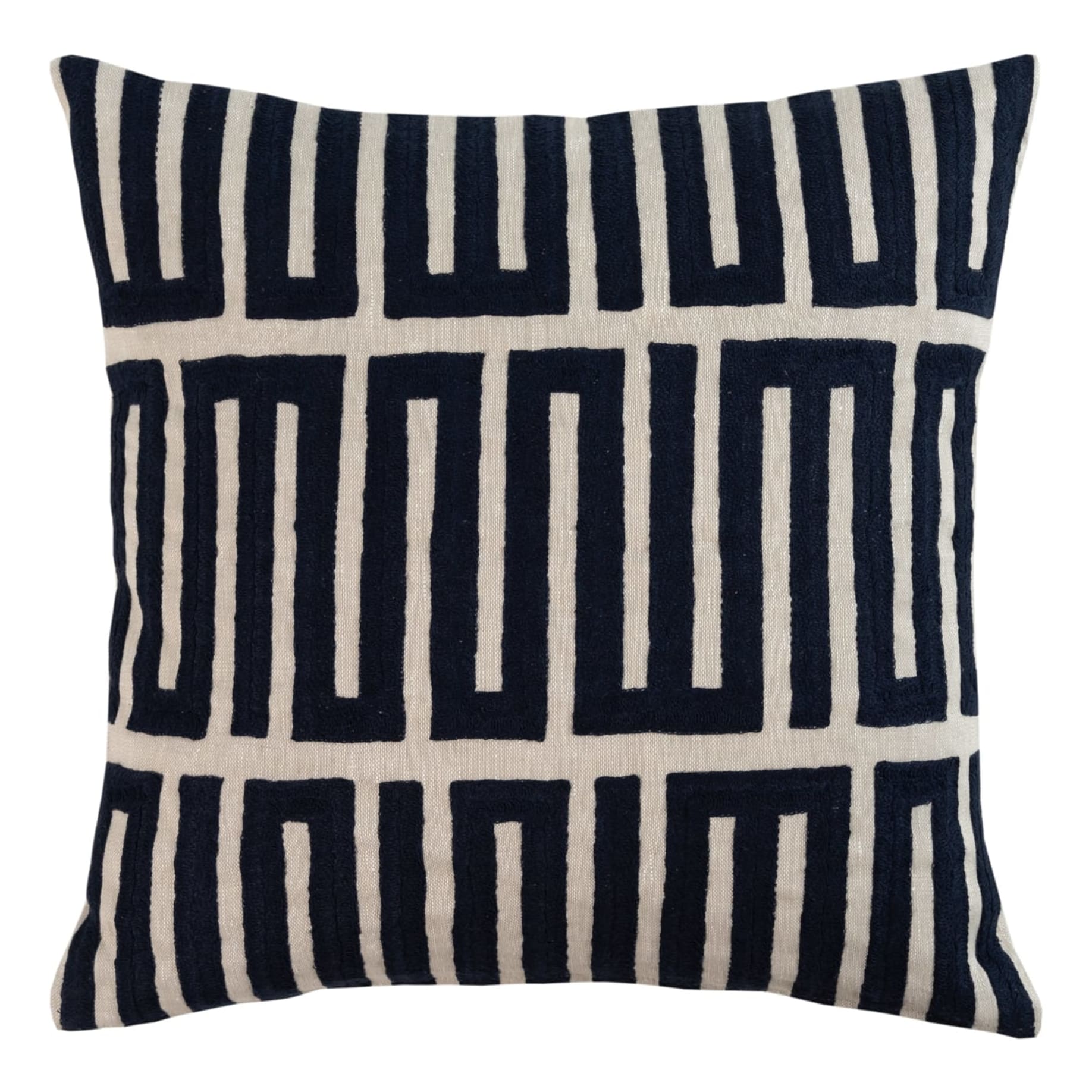 Claremont Feather Fill Cushion 50x50cm in Midnight