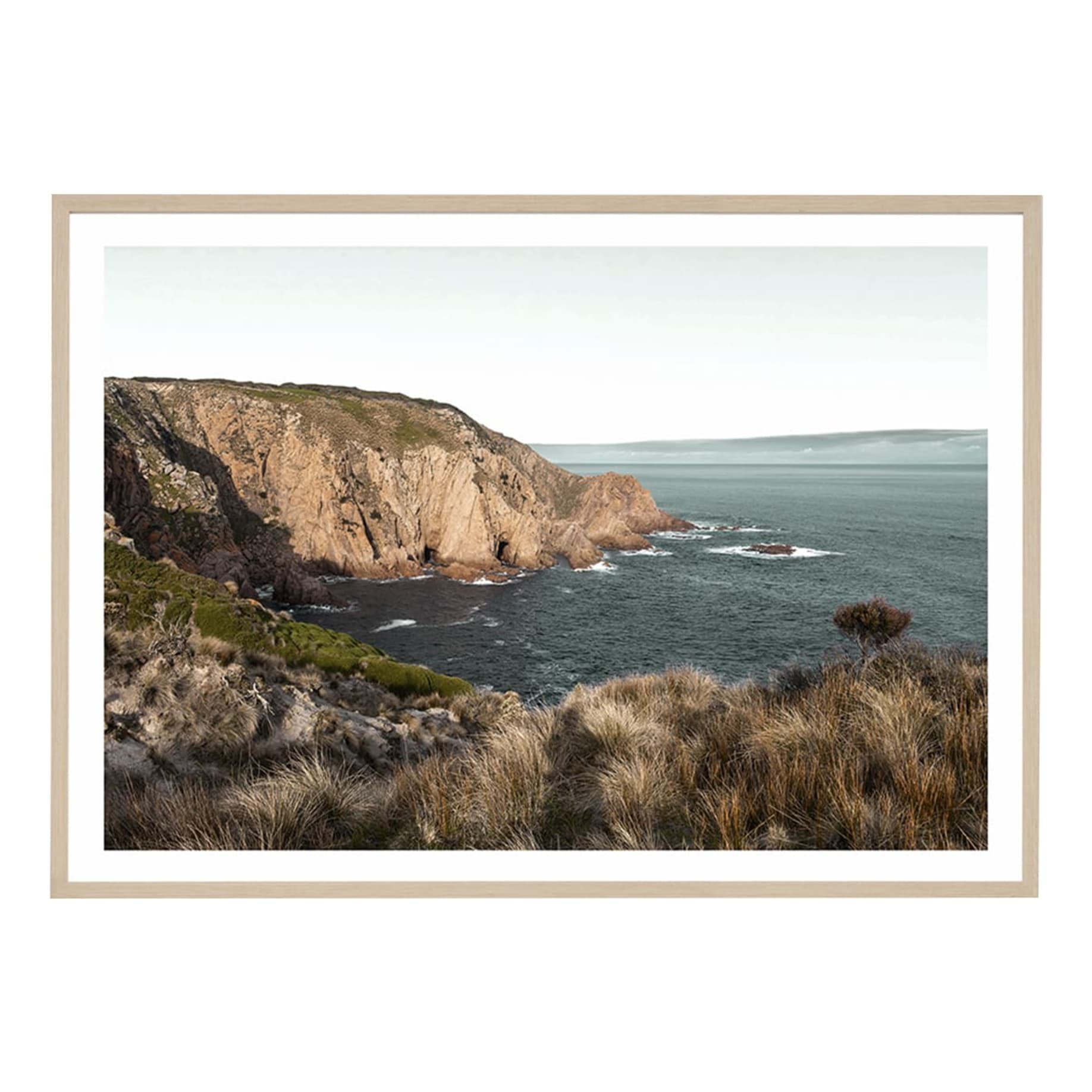 Coastal Hike Framed Print in 62 x 45cm