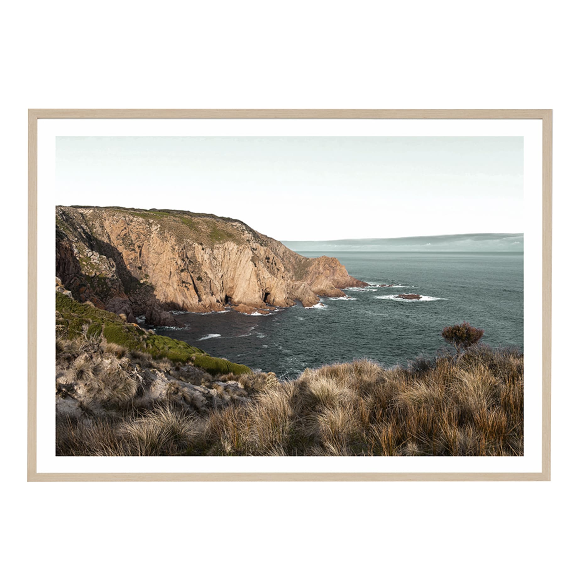Coastal Hike Framed Print in 87x62cm