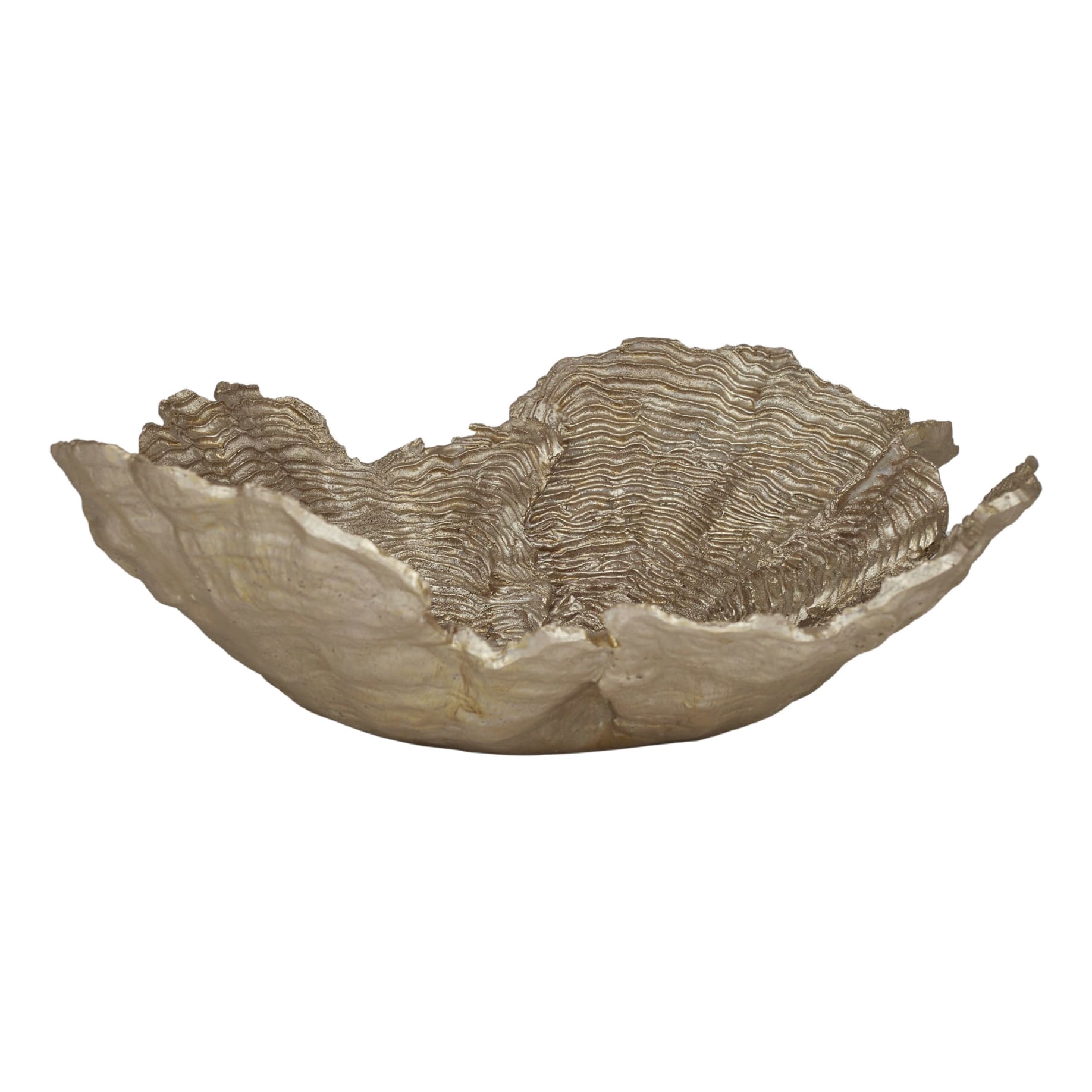 Coral Bowl 34x12cm in Gold