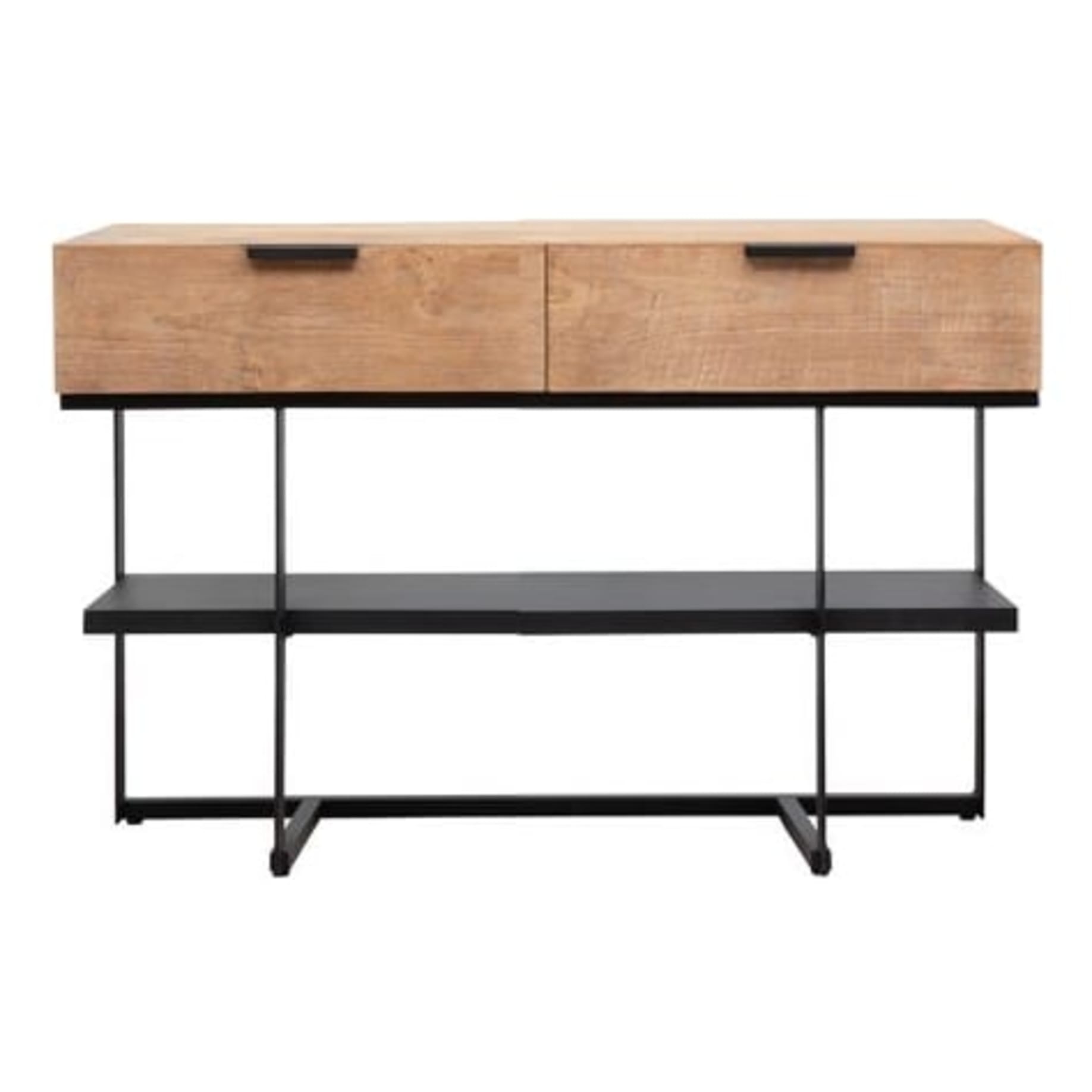 Dixon Console 2 Drawers in Reclaimed Teak