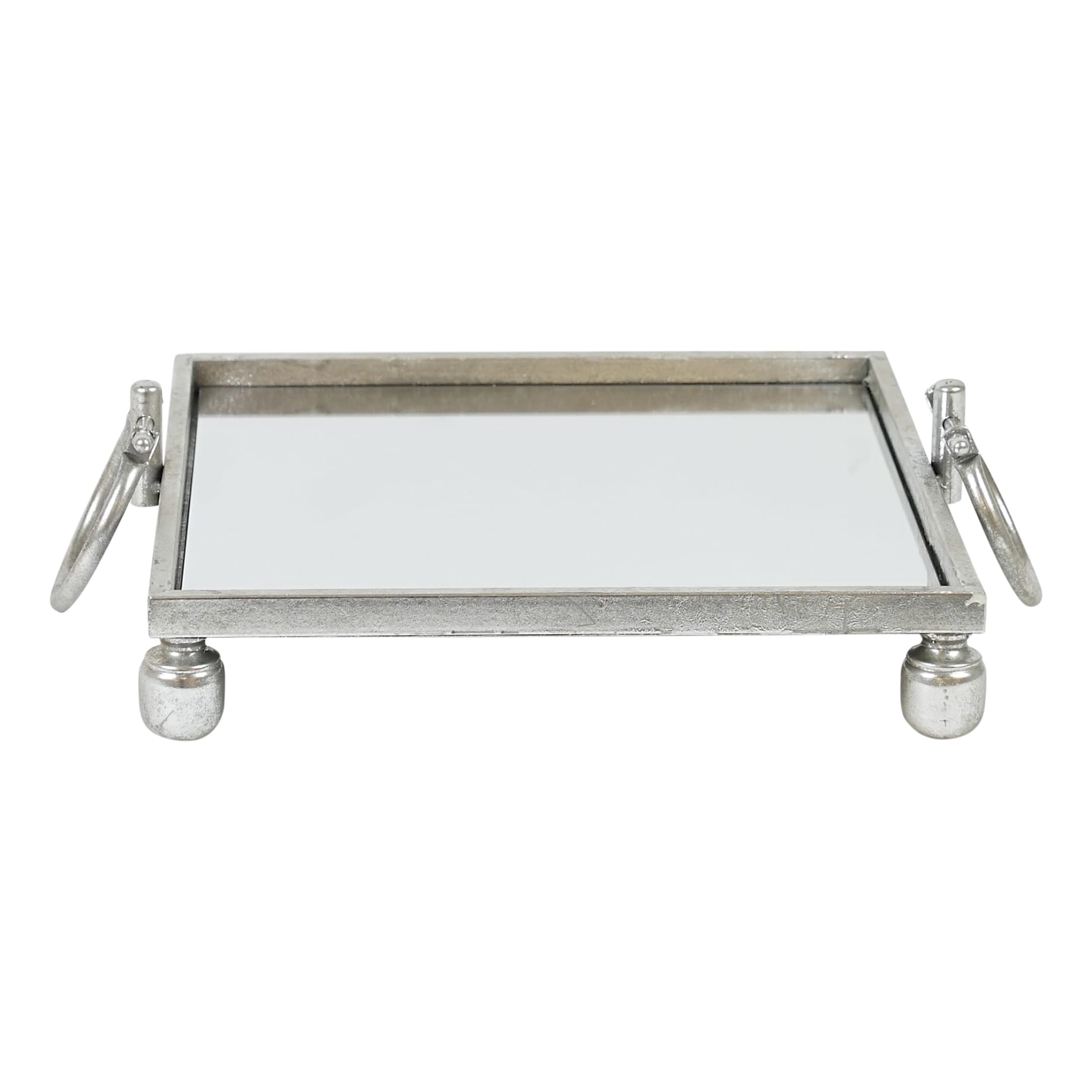 Dover Square Mirror Tray 40.5x11cm in Silver