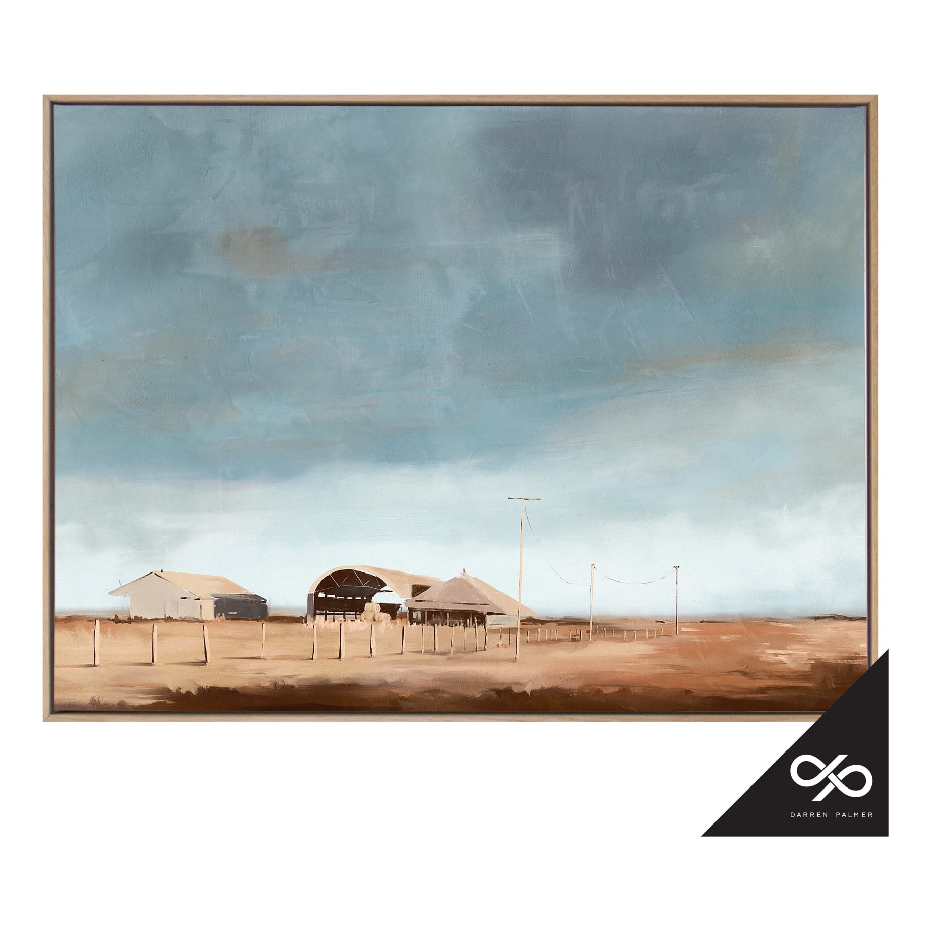 Earthen Box Framed Canvas in 163 x 123cm