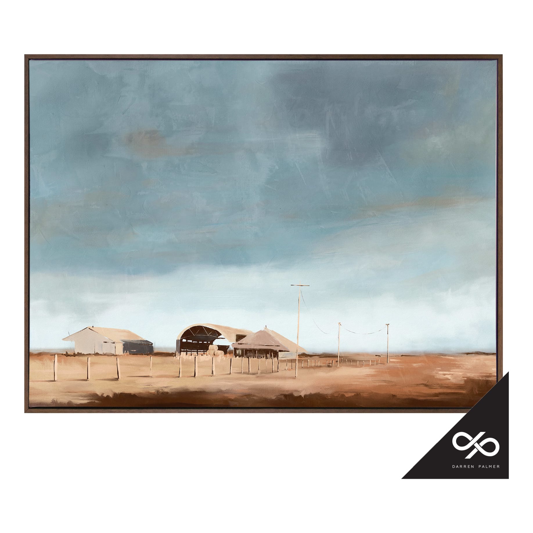 Earthen Box Framed Canvas in 163 x 123cm