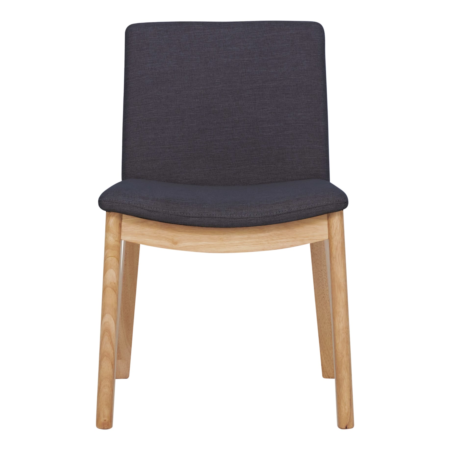 Everest Dining Chair in City Grey / Oak Stain