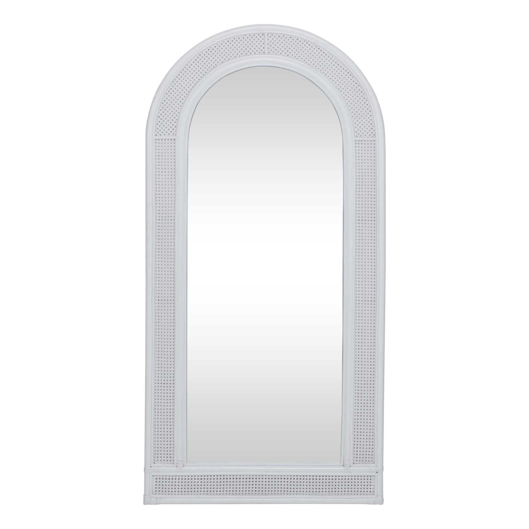 Fabio Arch Leaner Mirror 100X200cm in White