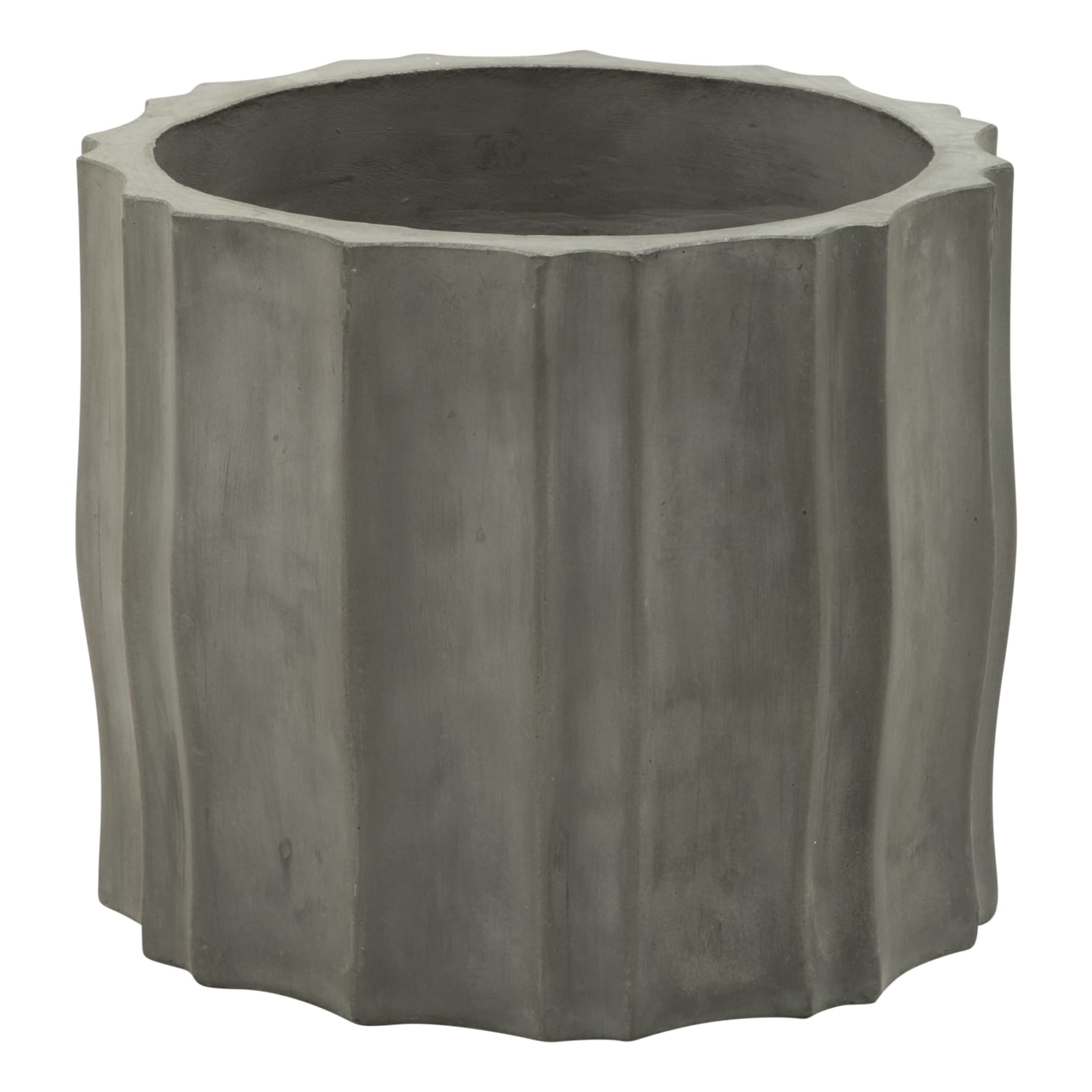 Flinders Pot Medium 42 x 36cm in Grey