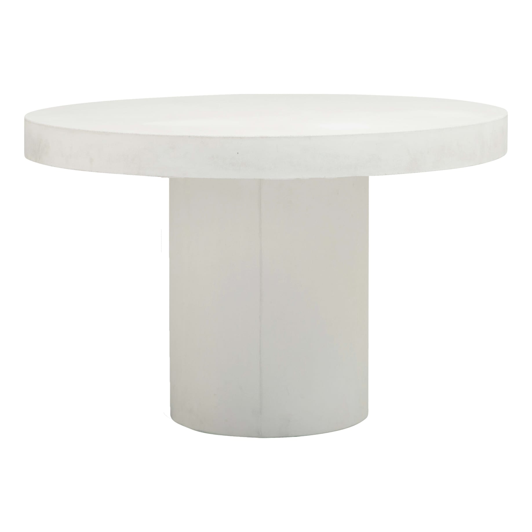 Flinders Round Dining Table 120cm in Concrete Bone