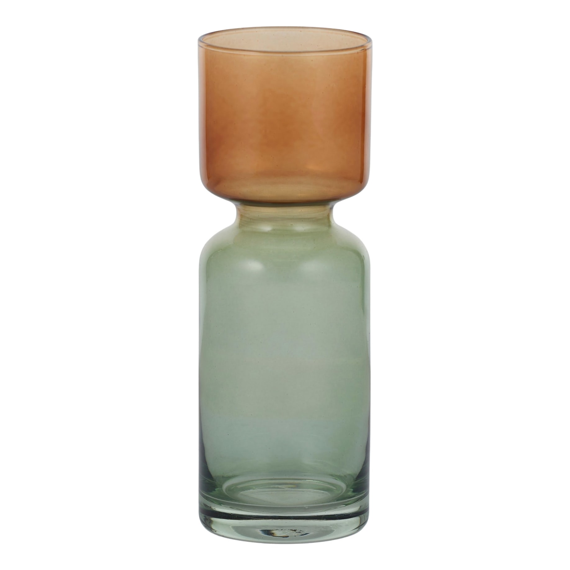 Gerta Vase in Glass Tan/Sage