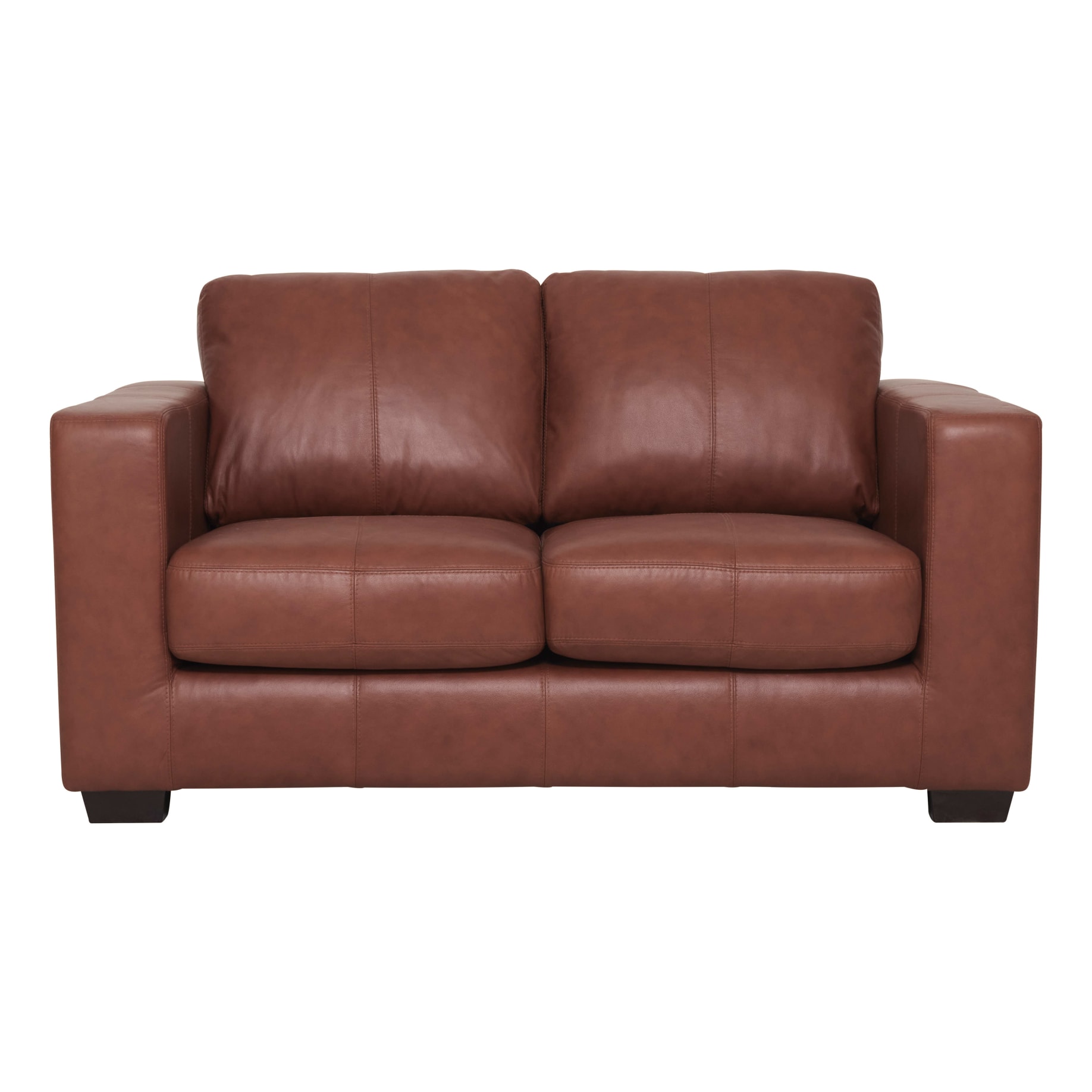 Gordon 2 Seater Sofa in Aniline Leather Cognac