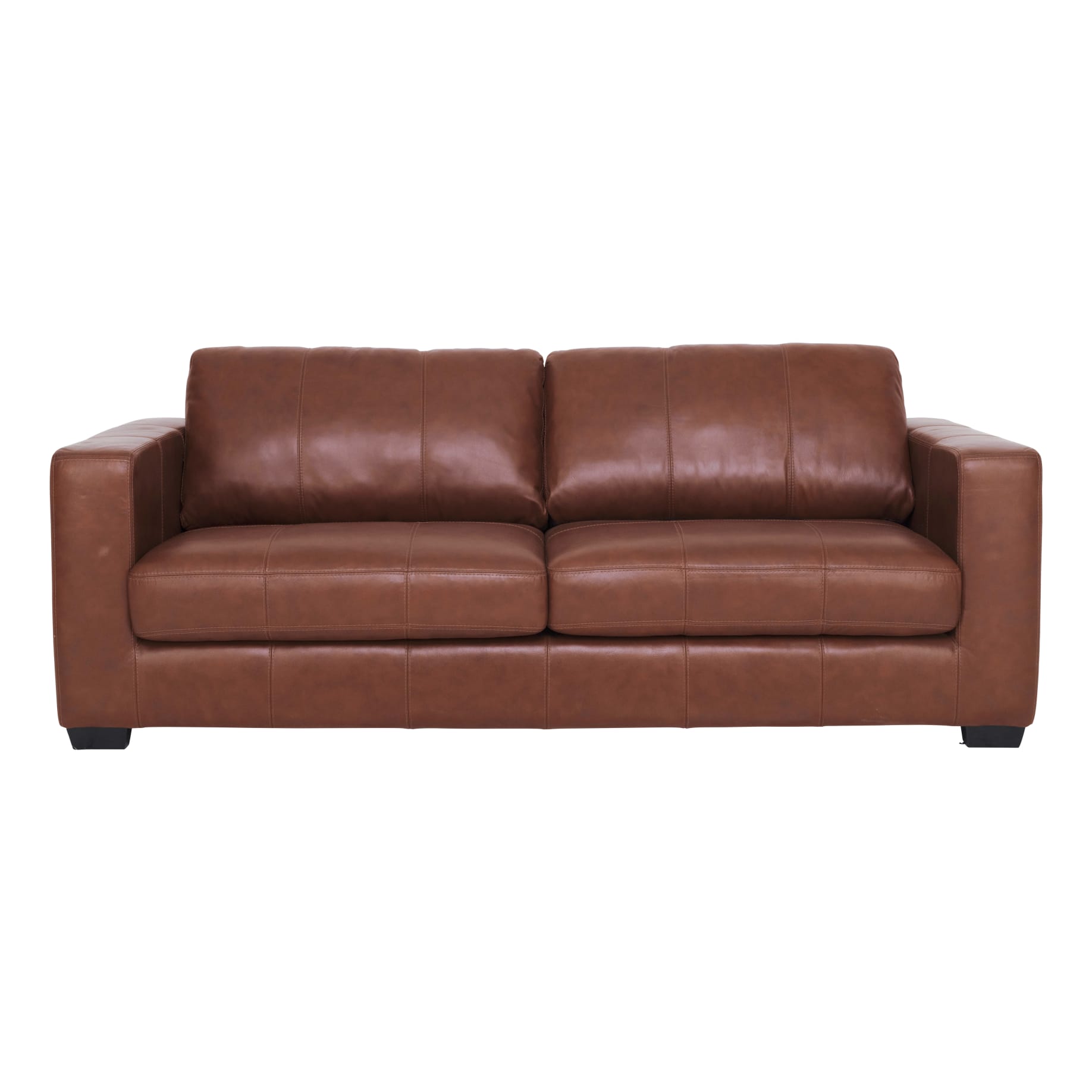 Gordon 2.5 Seater Sofa in Aniline Leather Cognac
