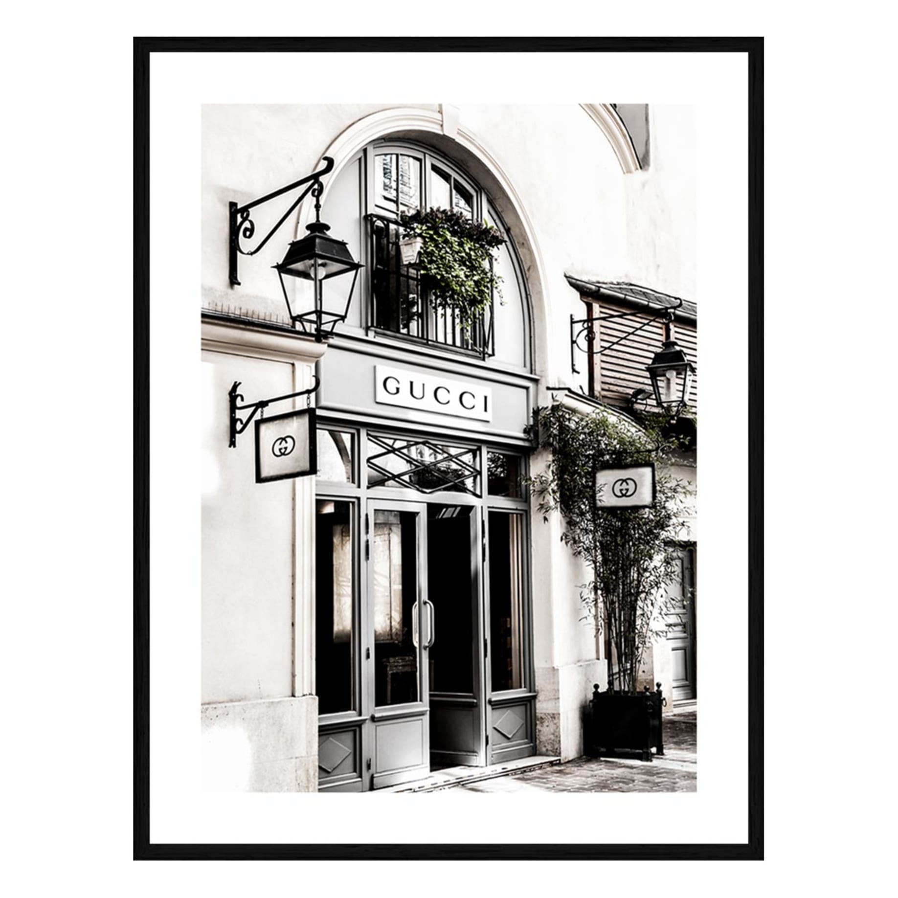 Gucci House Framed Print in 81 x 114cm