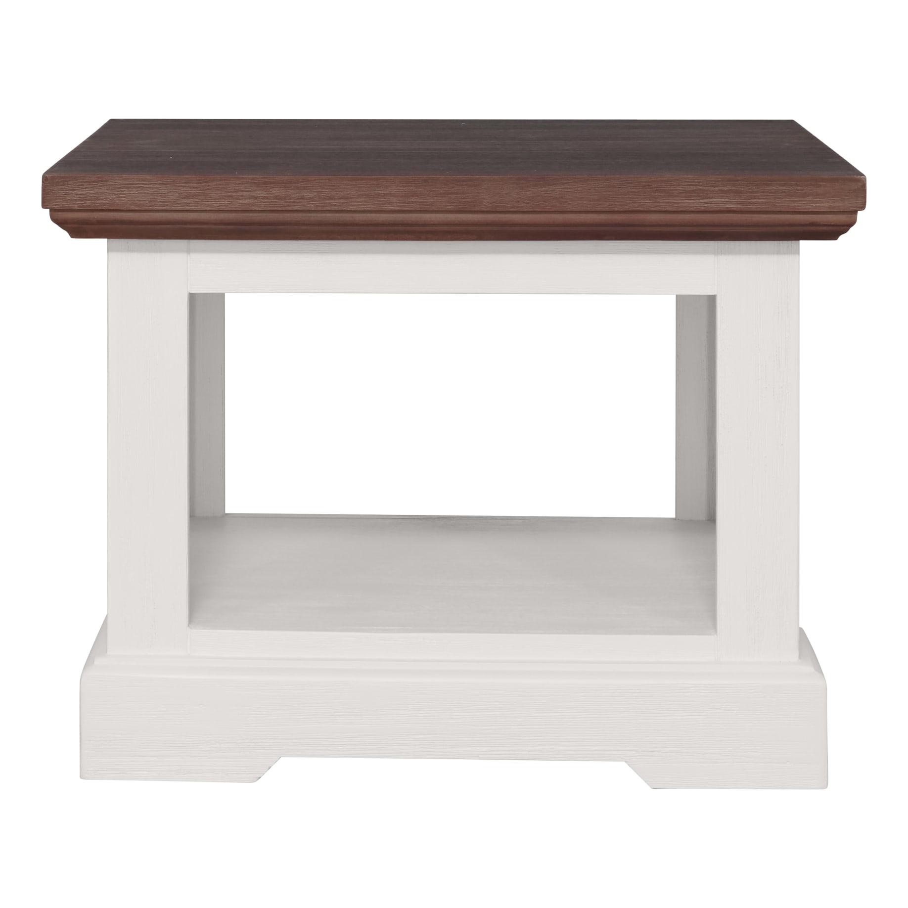 Hamptons Side Table 60cm in Acacia Two Tone