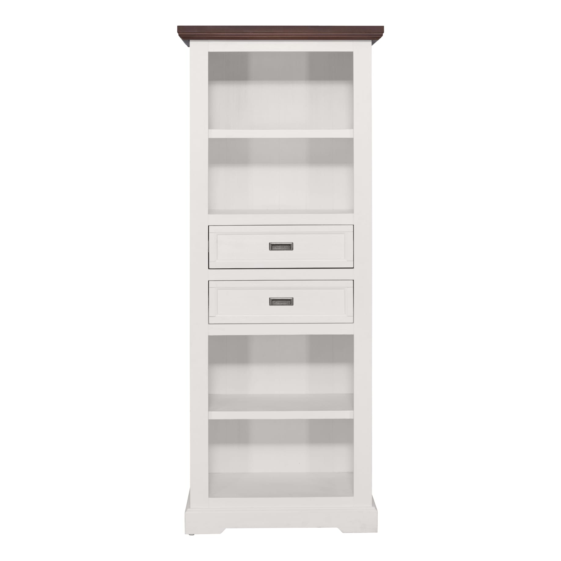 Hamptons Bookcase in Two Tone