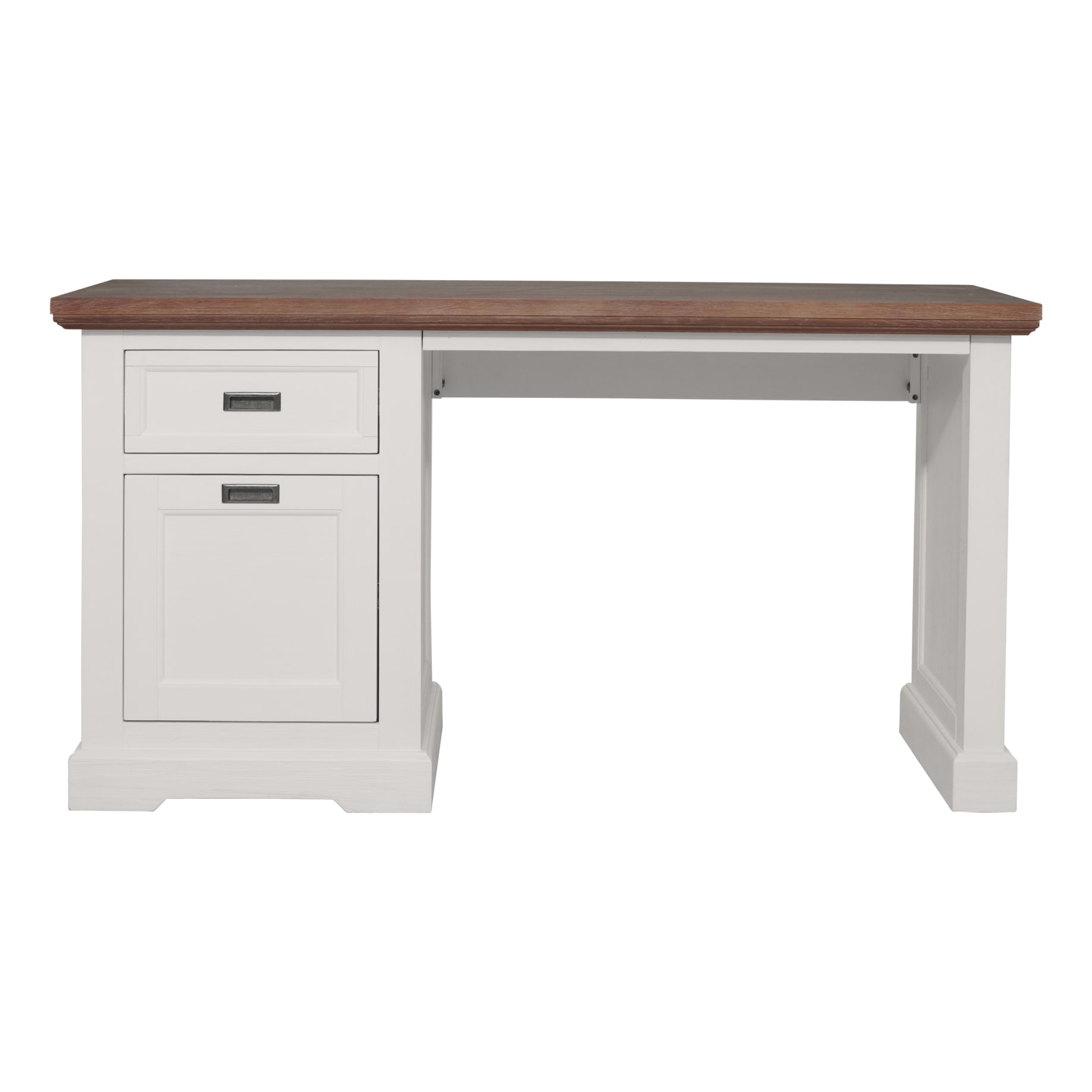 Hamptons Desk 150cm in Acacia Two Tone