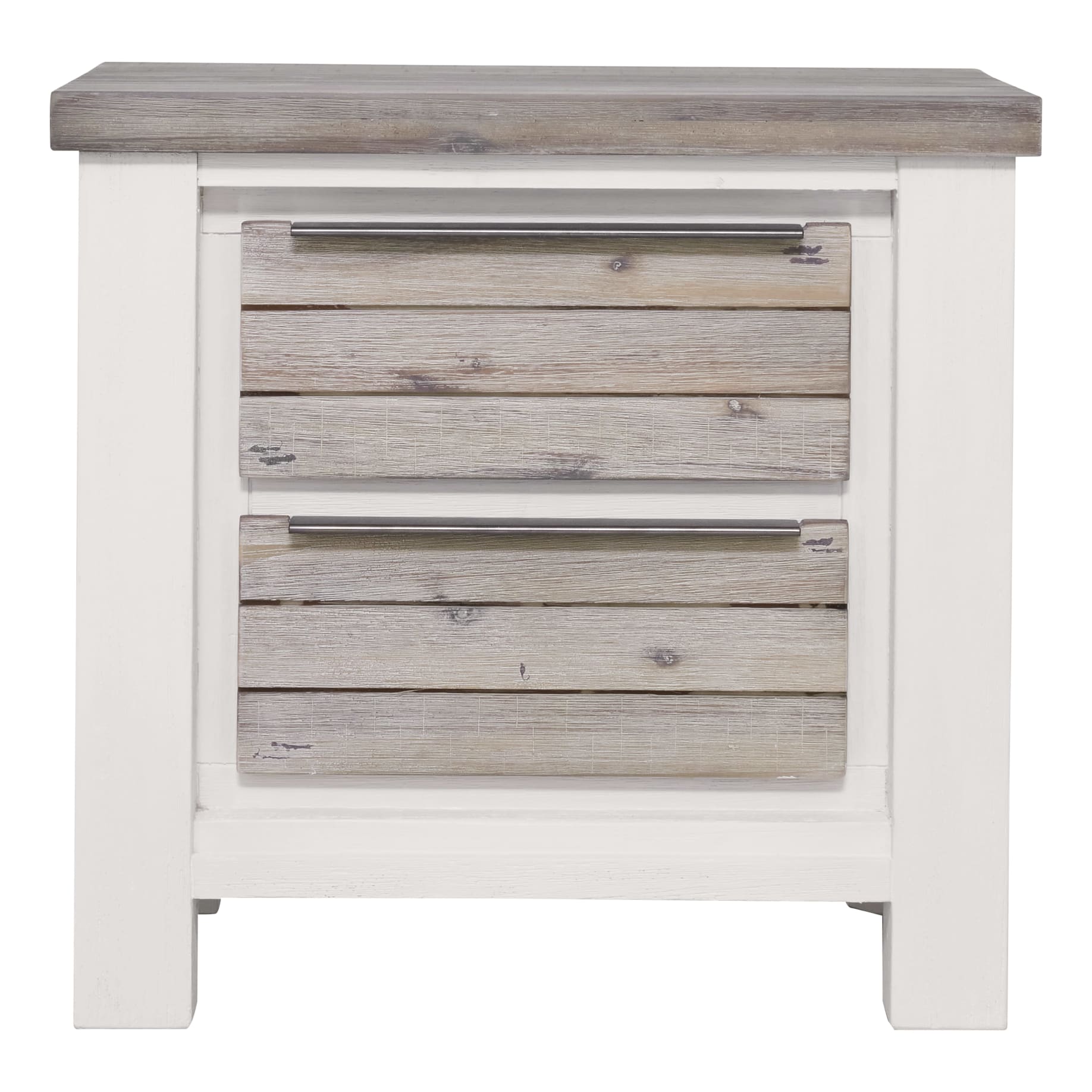 Halifax Bedside Table in Acacia Timber Grey
