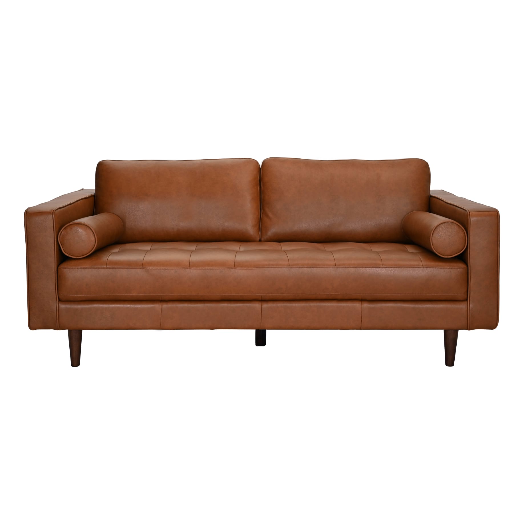 Kobe 2.5 Seater Sofa in Missouri Leather Brown
