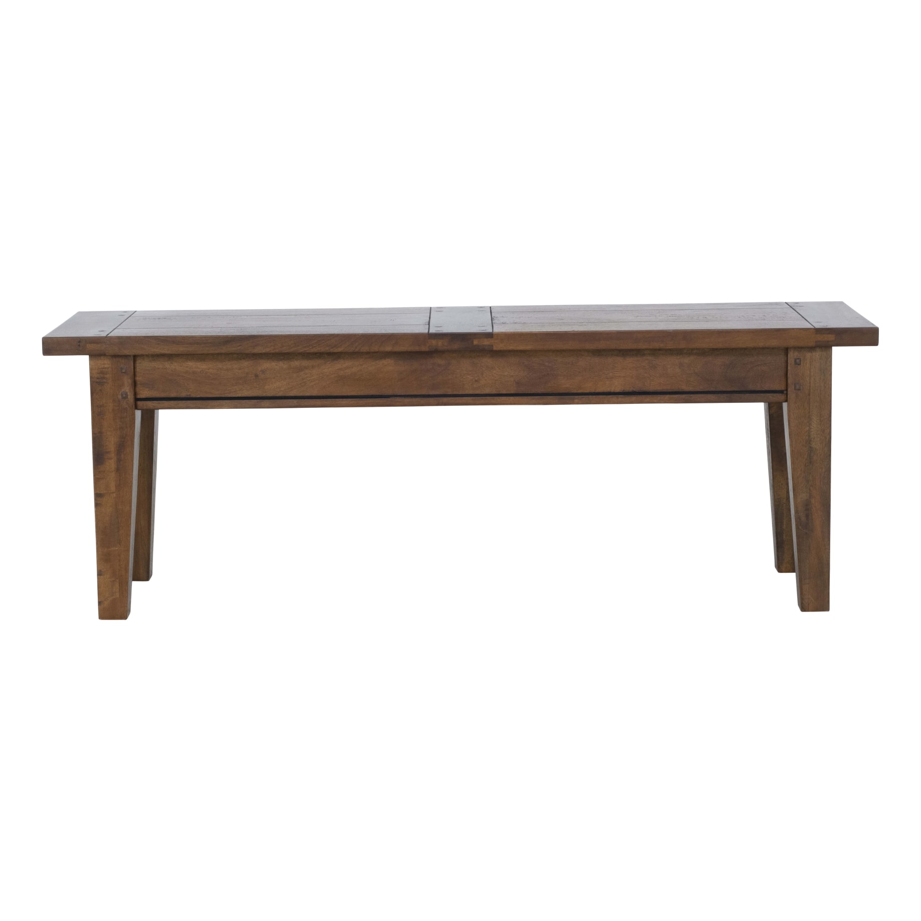 Mango Creek Bench 130cm (For 170 Dining Table) in Rustic Chocolate