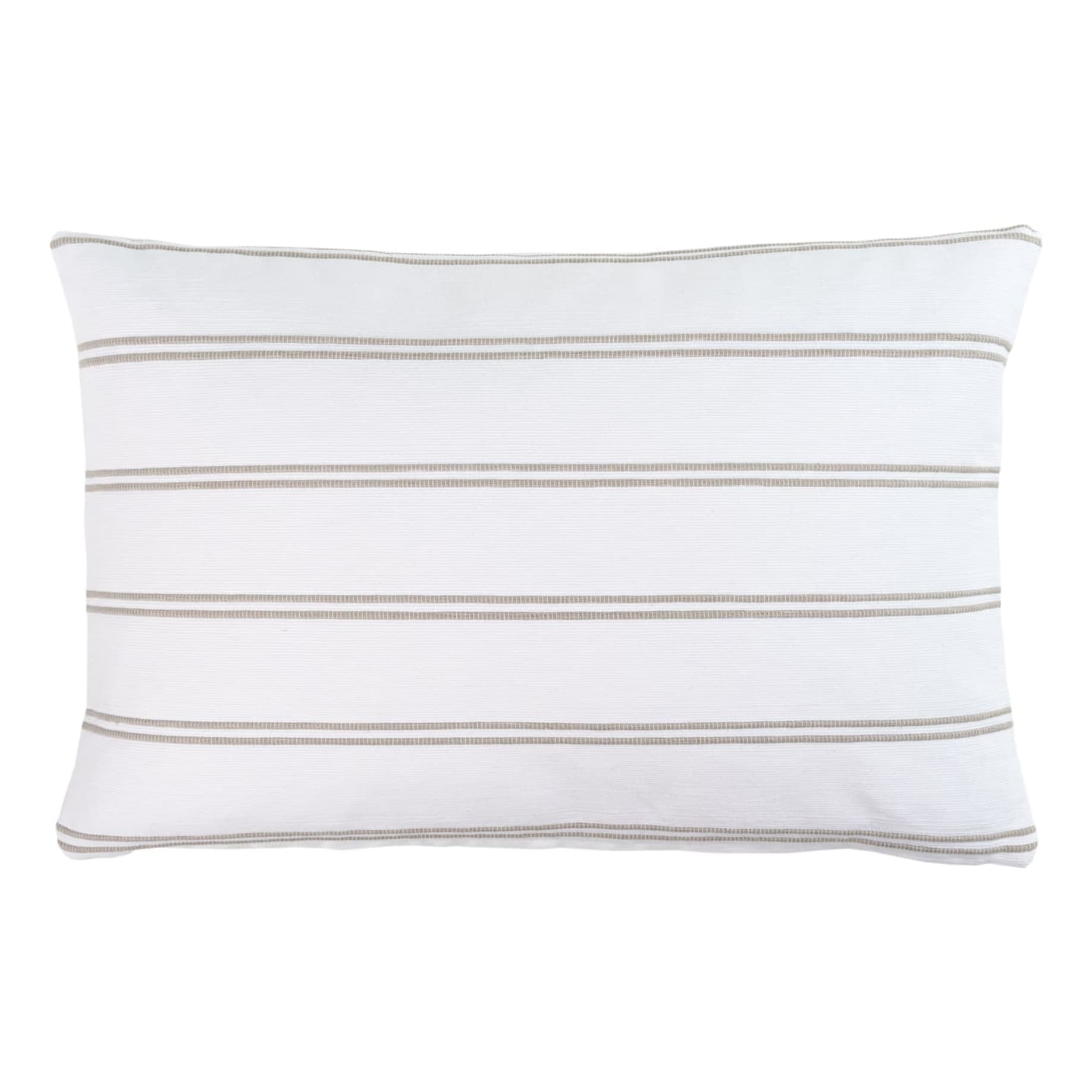 Montreal Feather Fill Cushion 60x40cm in Milk