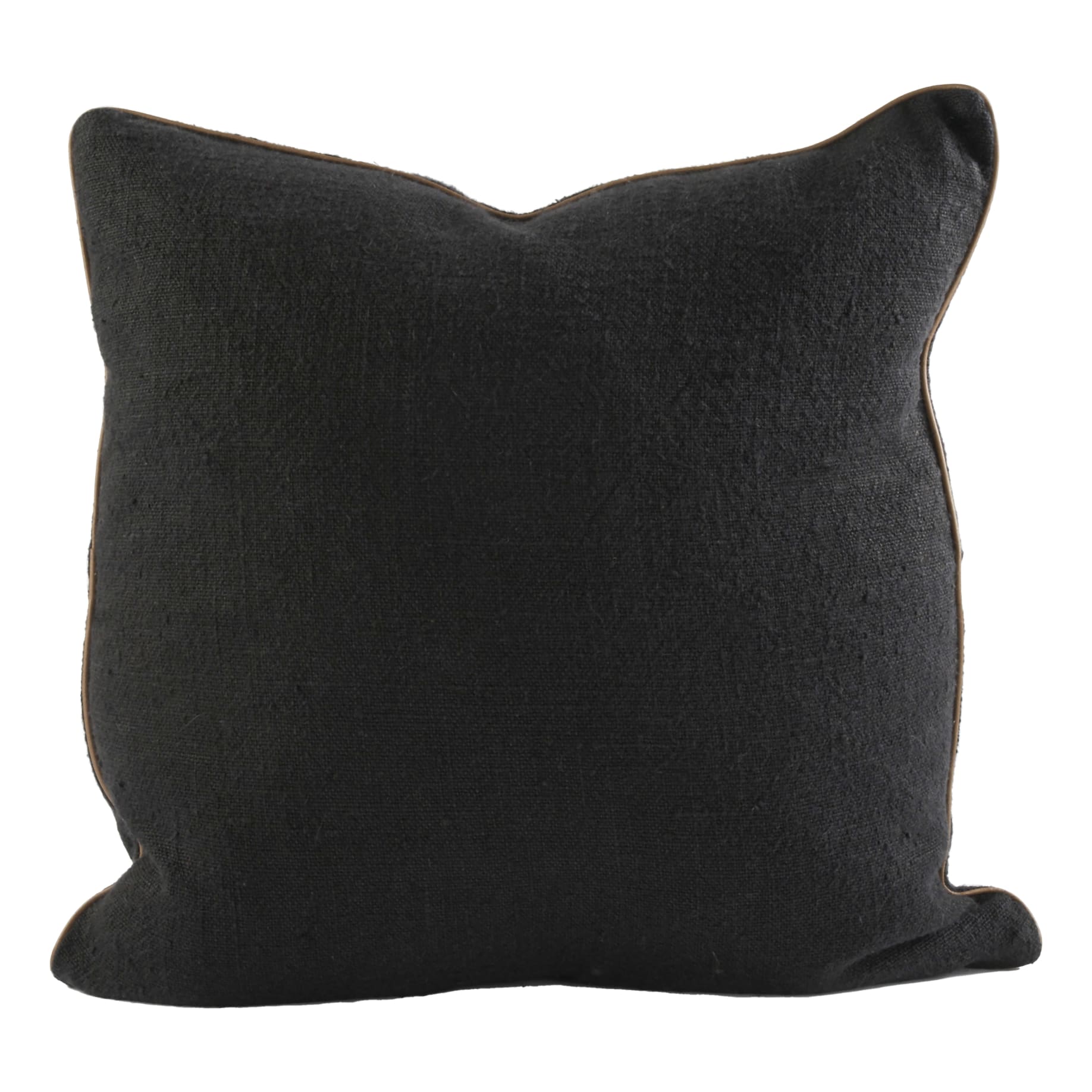Muse Feather Fill Cushion 50x50cm in Black