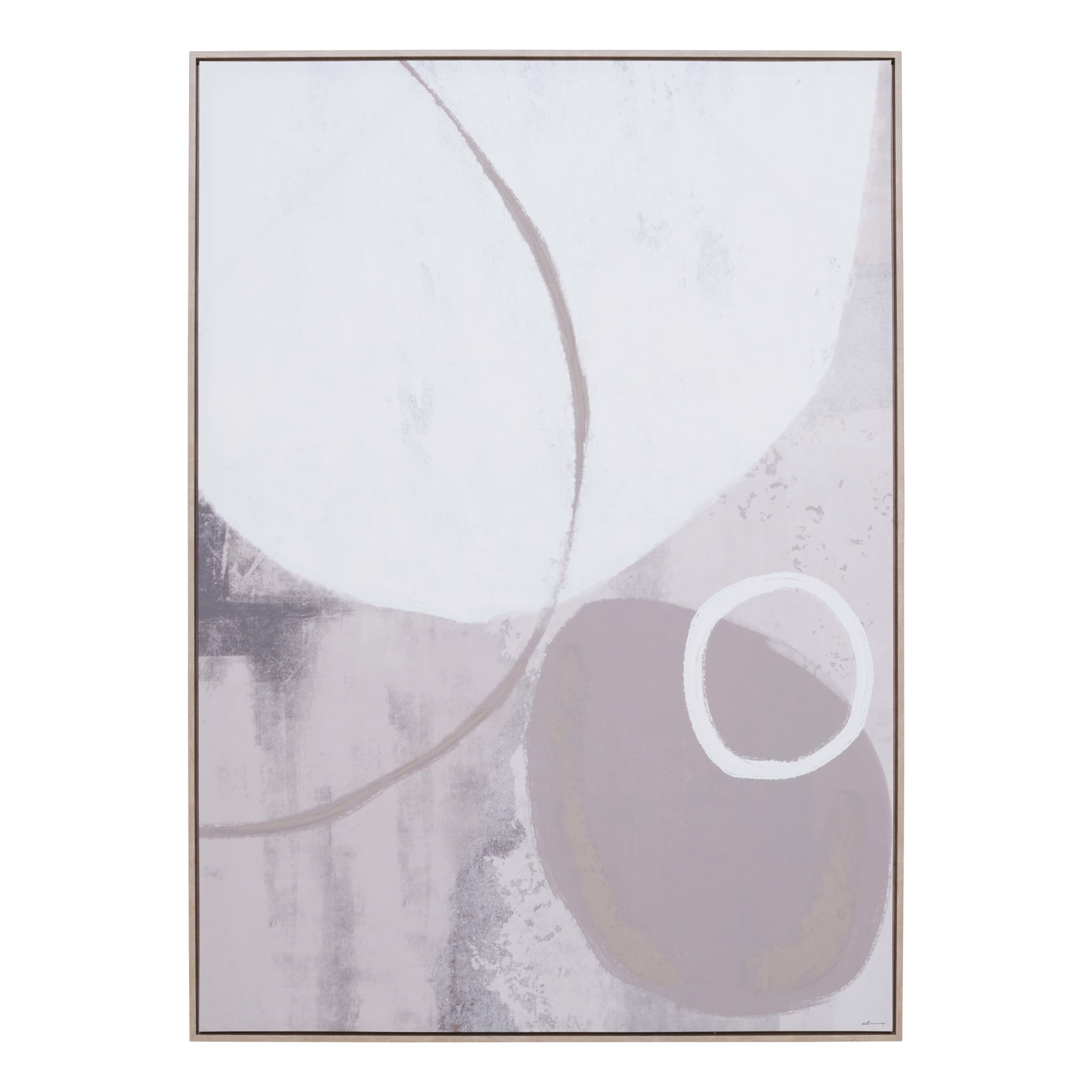 Natural Curves 2 Box Framed Canvas in 104 x 144cm