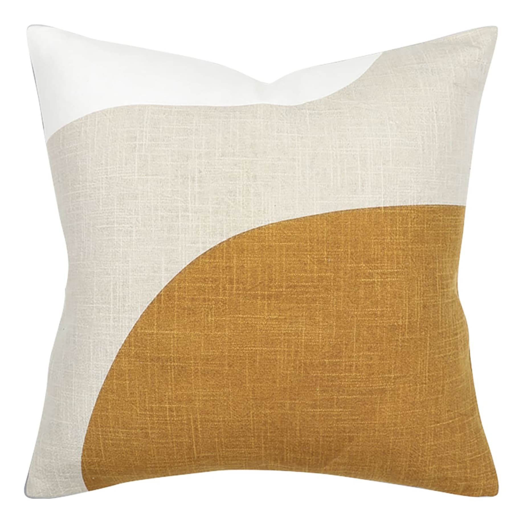 Nina Feather Fill Cushion 50x50cm in Toffee