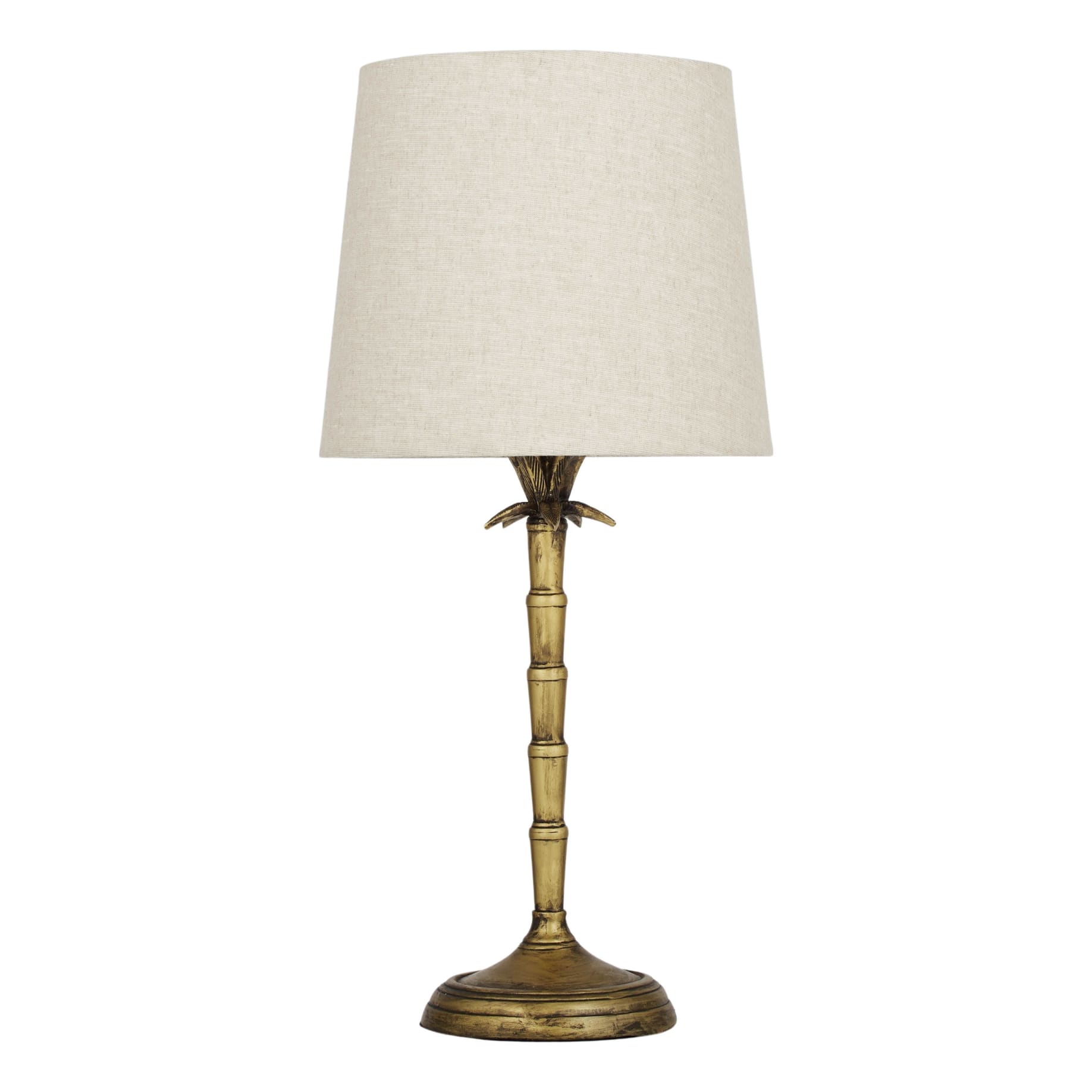 Pina Colada Table Lamp 33x68cm in Gold/Natural