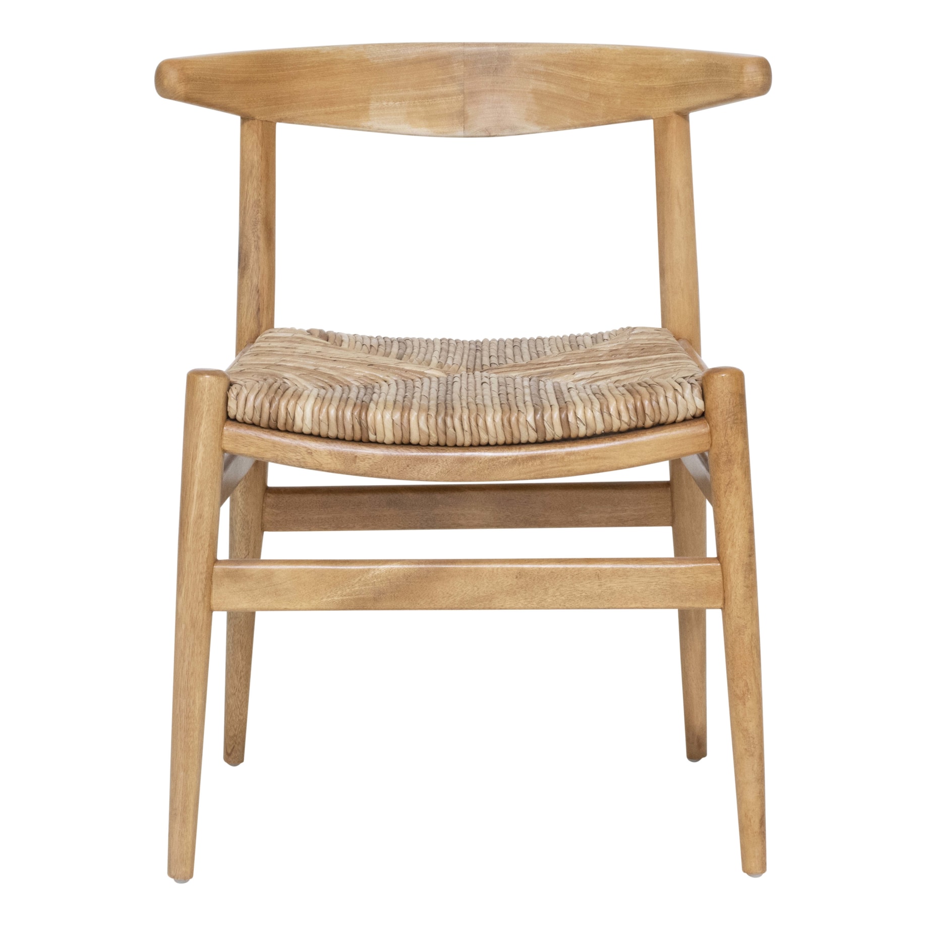Porto Tanduk Chair in Rush Wicker/Clear Lacquer