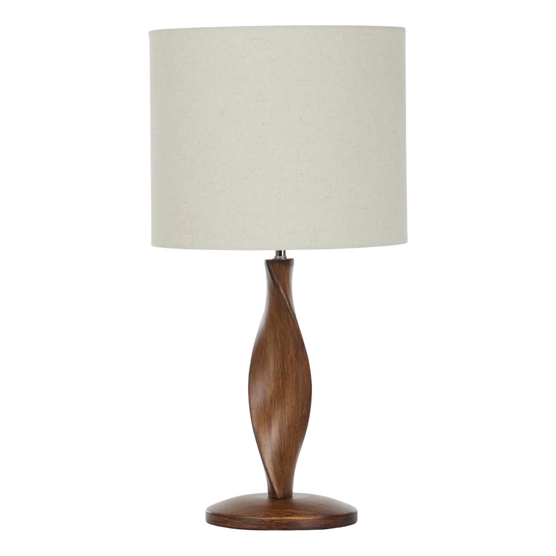 Priya Table Lamp 30x60cm in Walnut