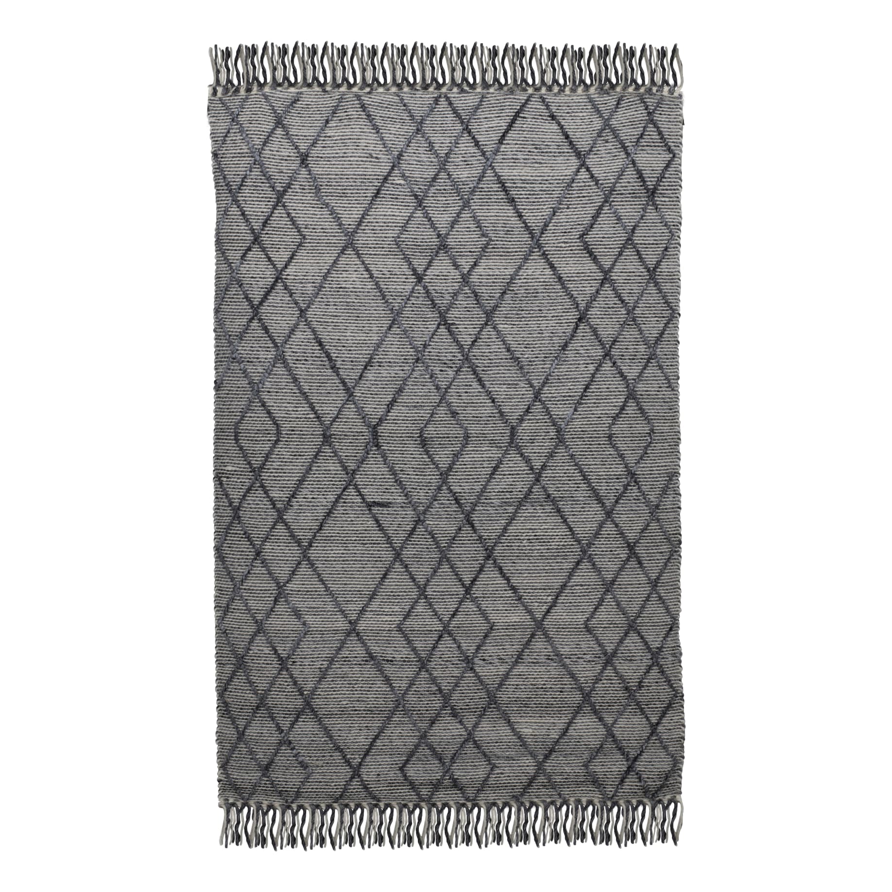 Riley Rug 160x230cm in Ivory/Charcoal